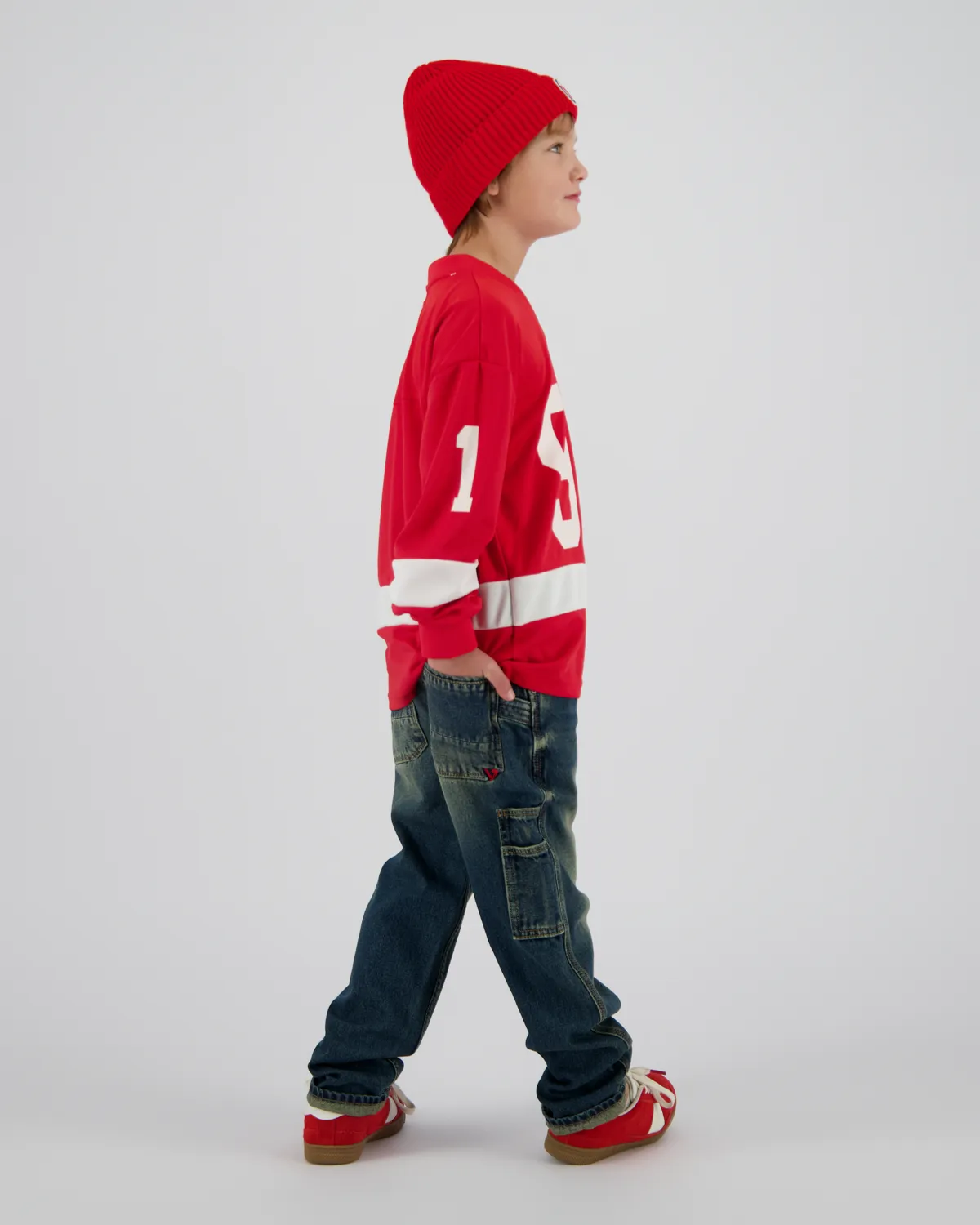 Jungen Straight Jeans Peppe | Blau