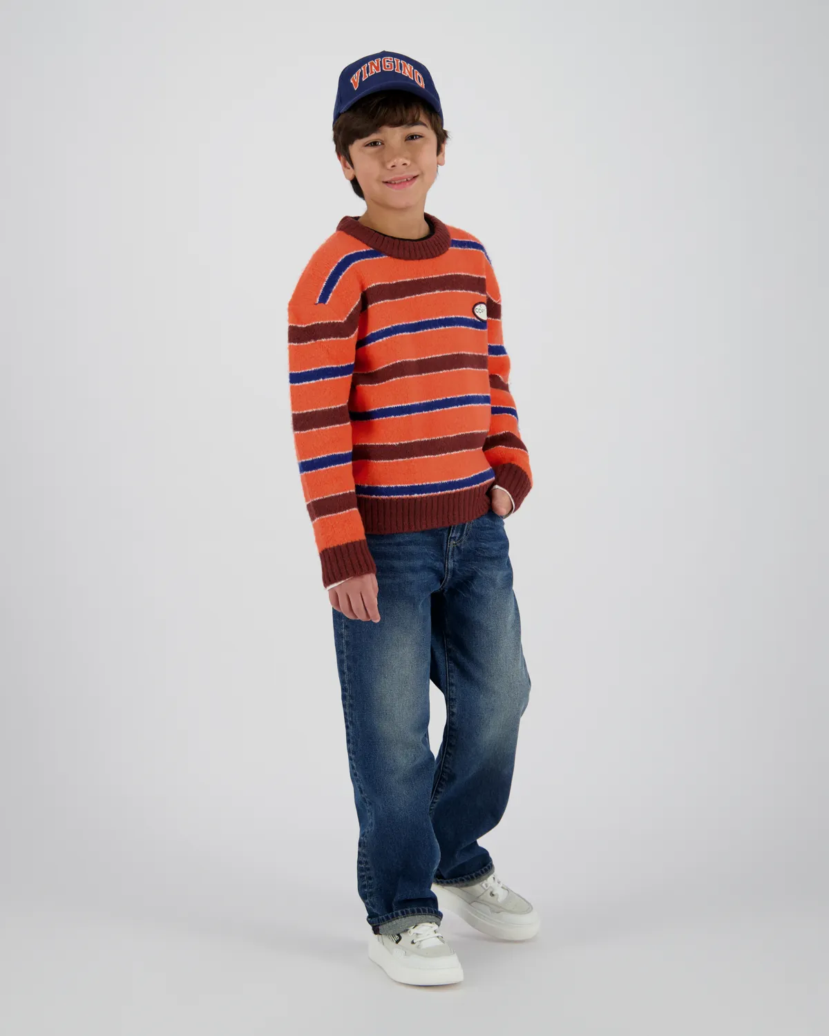 Jungen Relaxed Jeans Gio | Blau