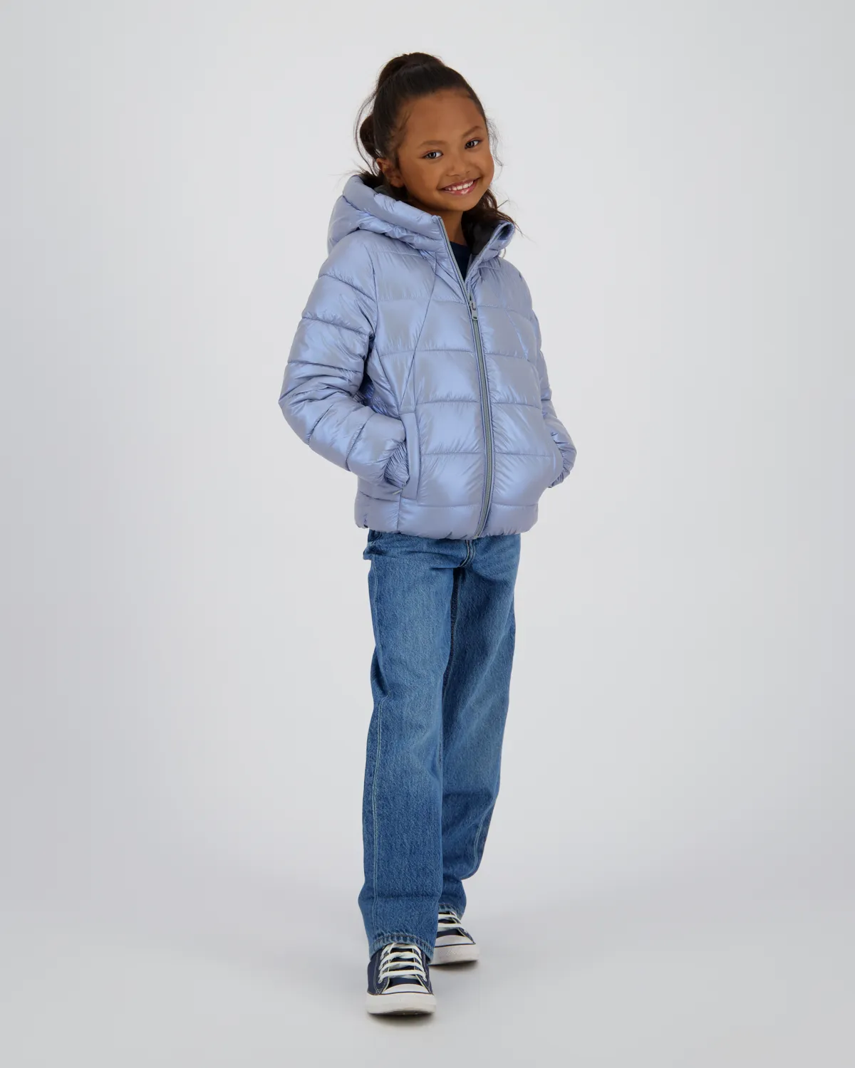 Mädchen Hooded Jacke Tianna | Blau