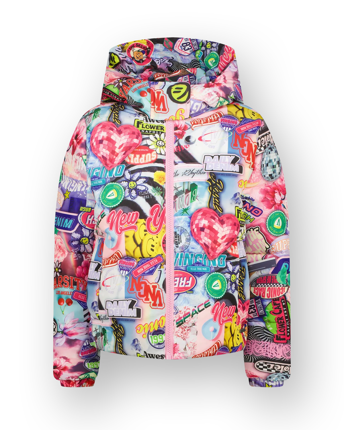 Mädchen Hooded Jacke Tigelle | Rosa