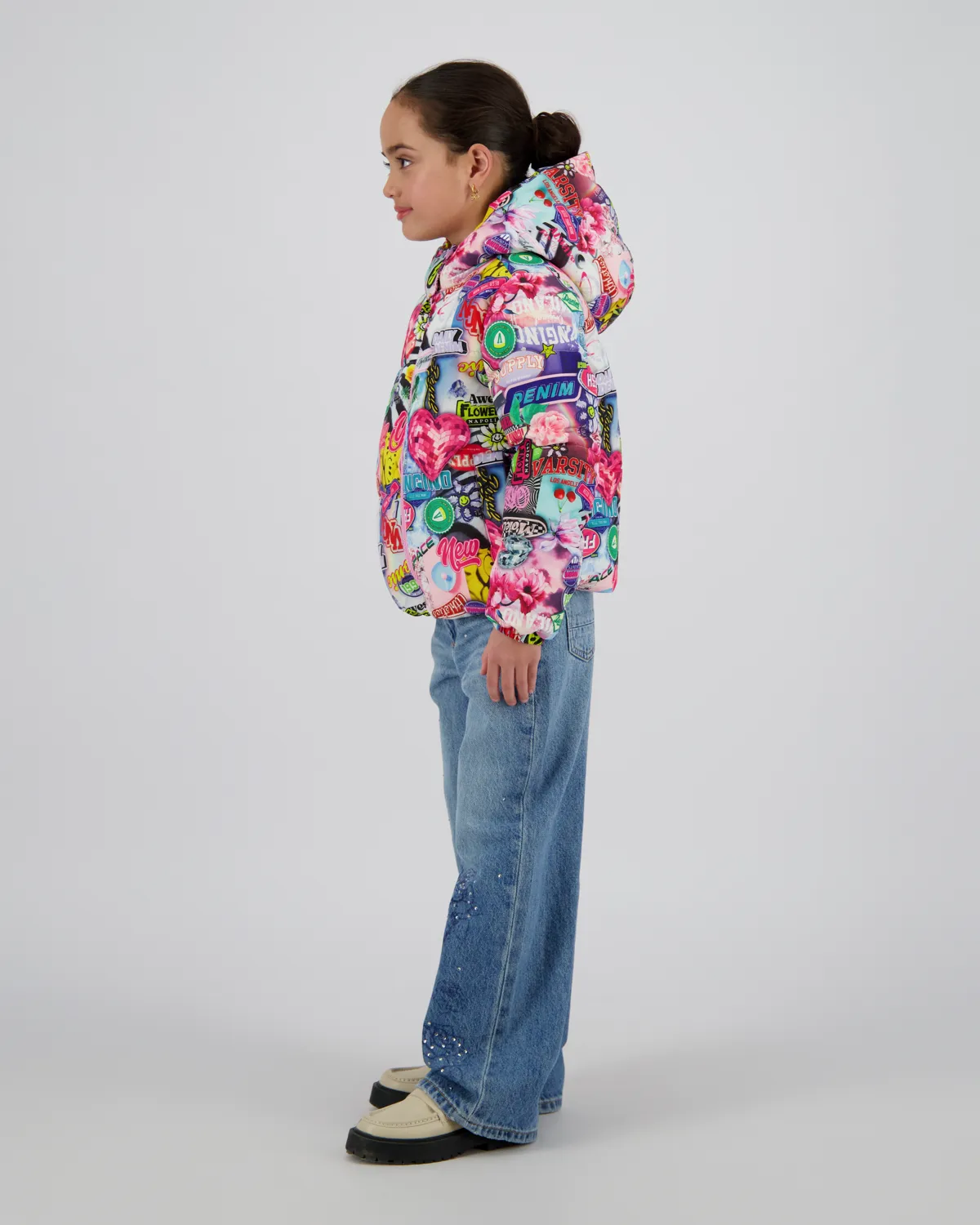 Mädchen Hooded Jacke Tigelle | Rosa