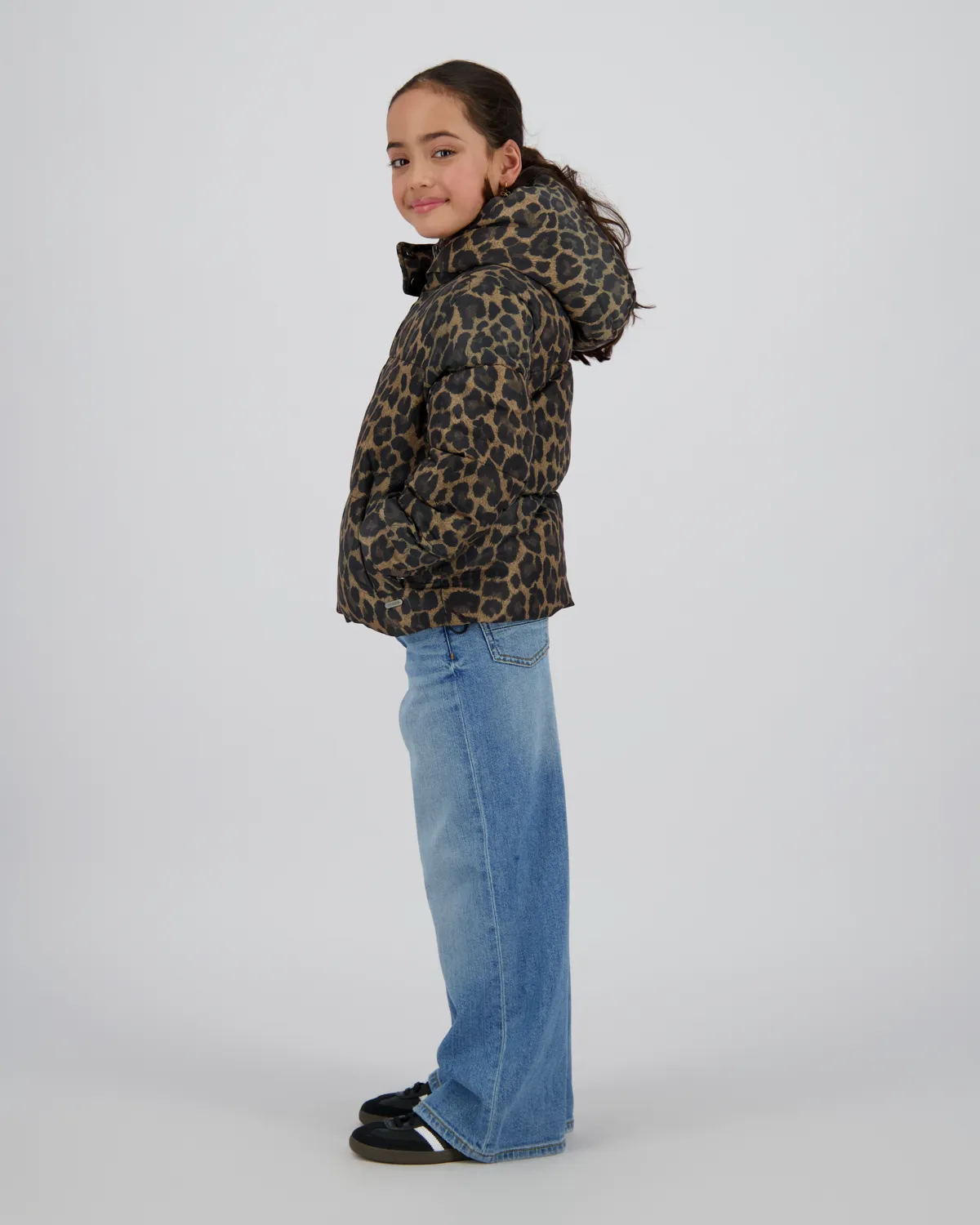 Mädchen Hooded Jacke Tigelle | Braun