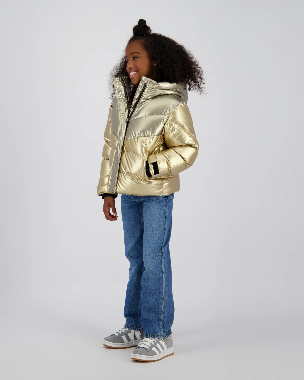 Mädchen Hooded Jacke Toly | Gold