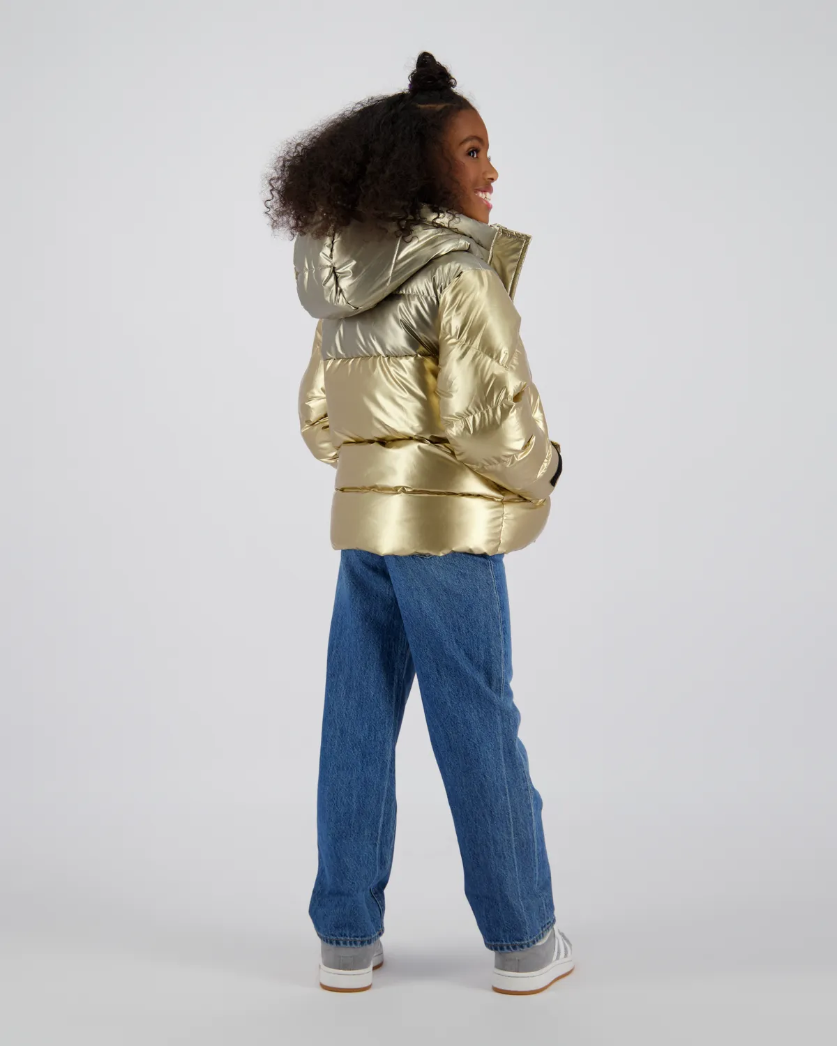 Mädchen Hooded Jacke Toly | Gold