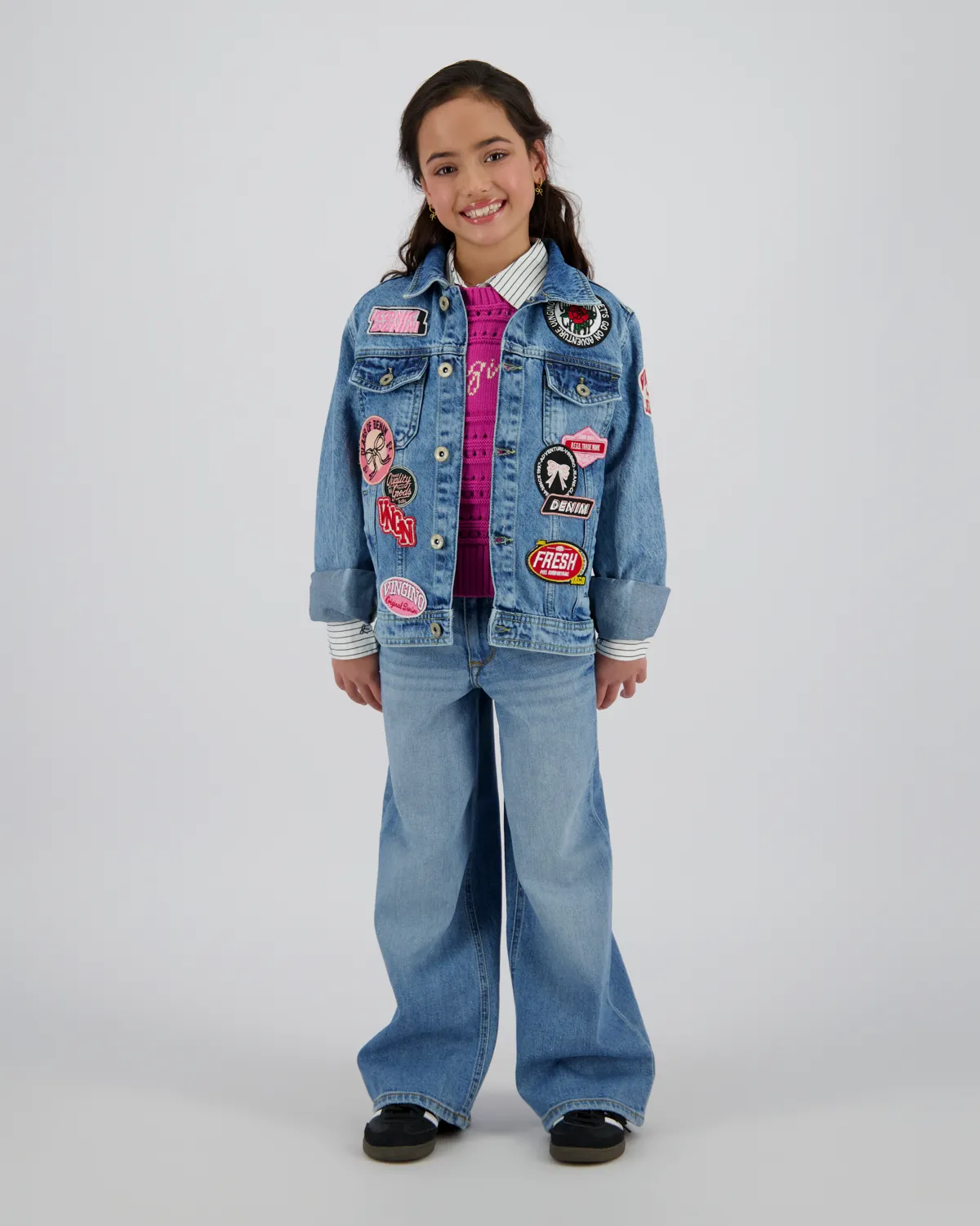 Mädchen Denim Jacke Tillie | Blau