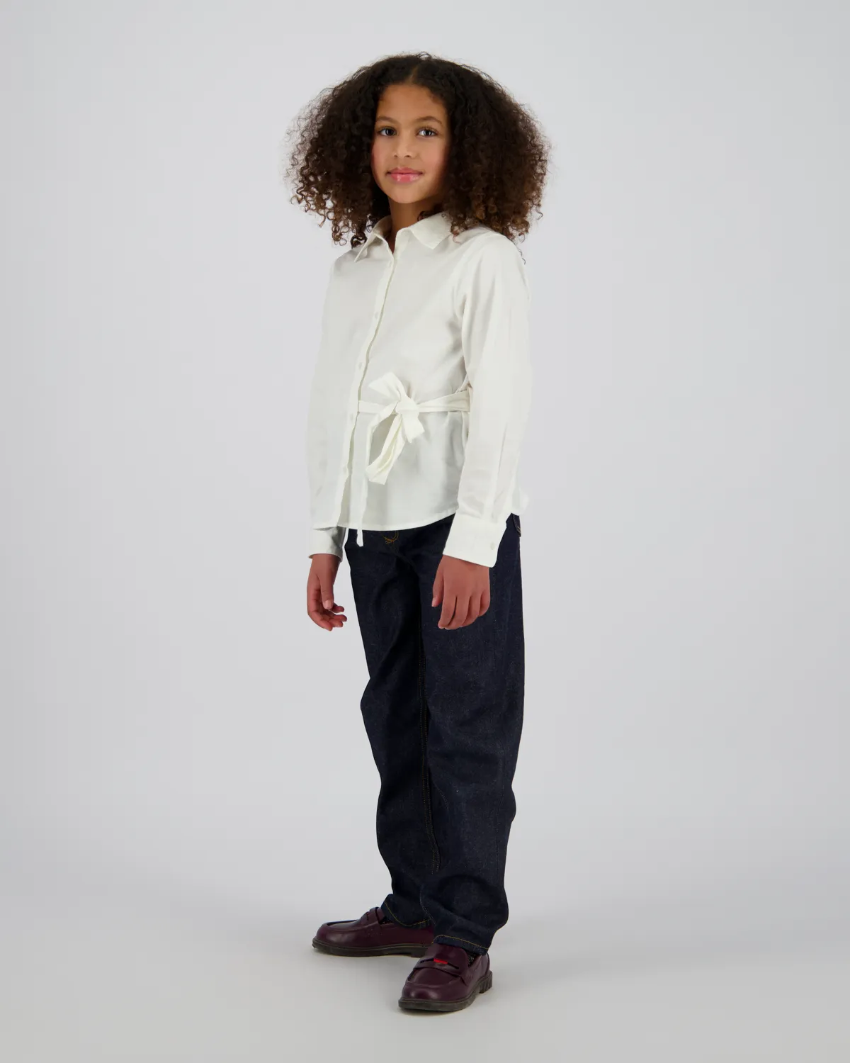 Mädchen Bluse Lovie | Weiß
