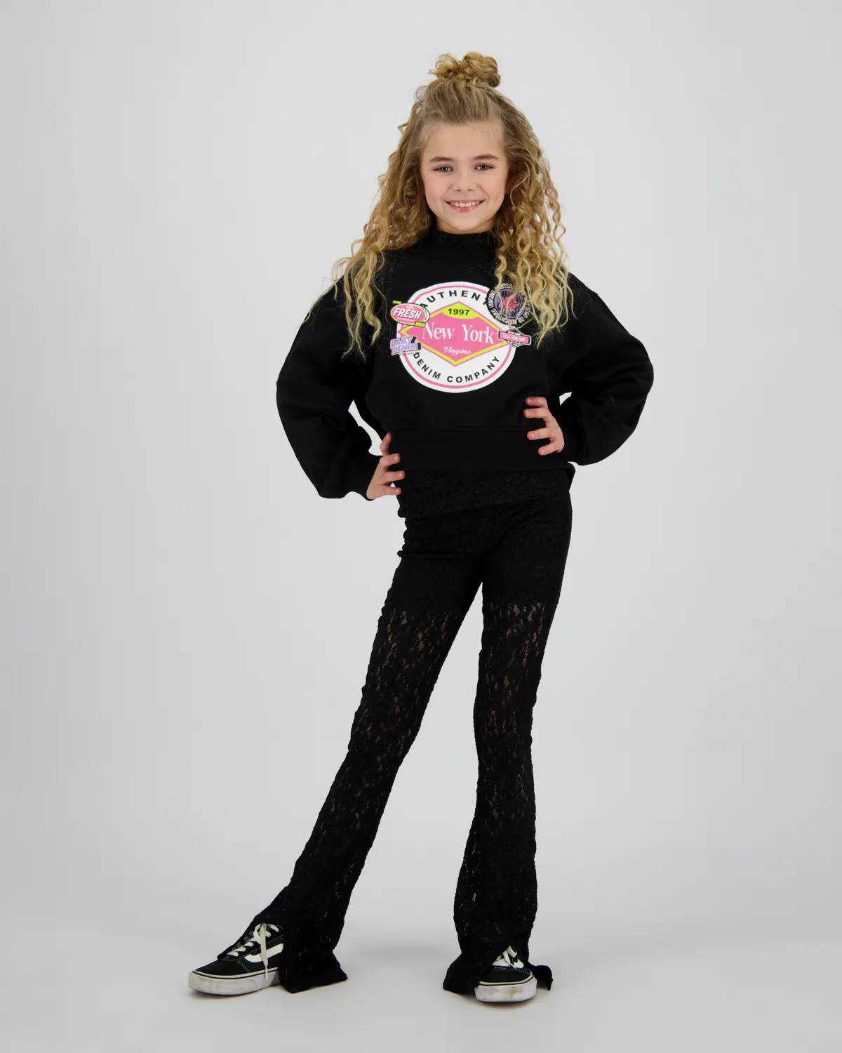 Mädchen Sweatshirt Nomire | Schwarz