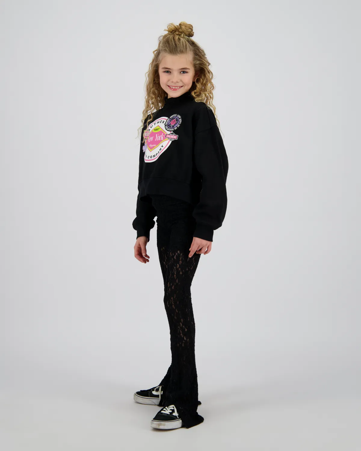Mädchen Sweatshirt Nomire | Schwarz