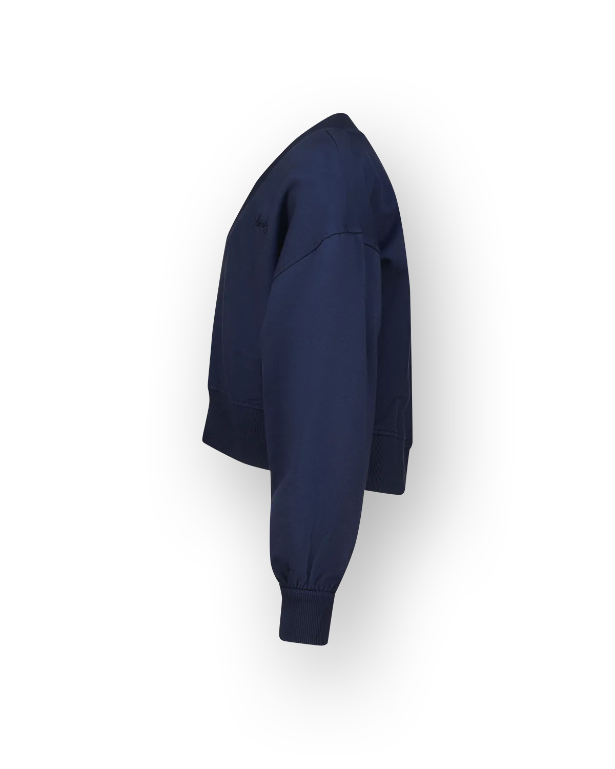 Mädchen Sweatshirt Basic-V neck | Blau