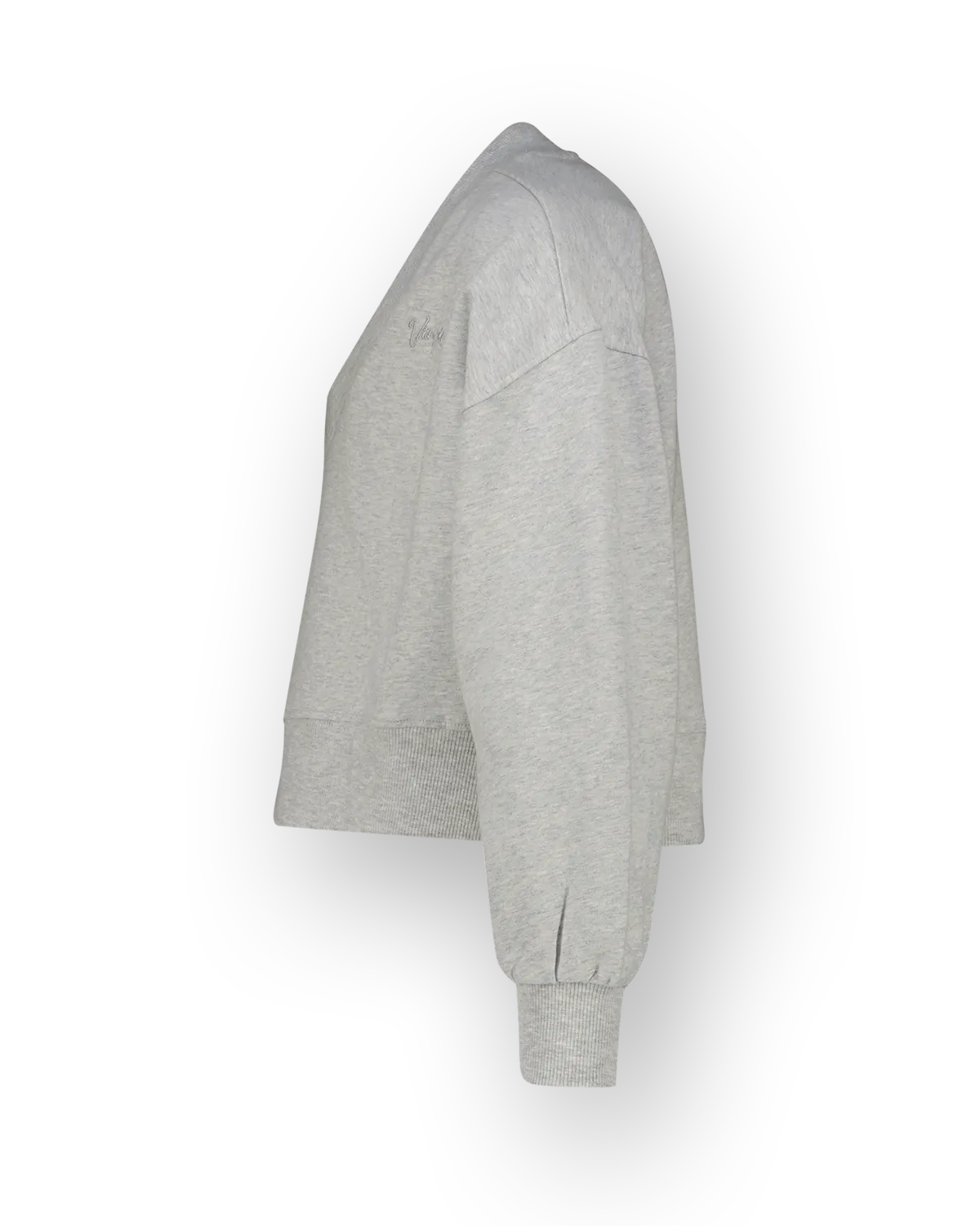 Mädchen Sweatshirt Basic-V neck | Grau