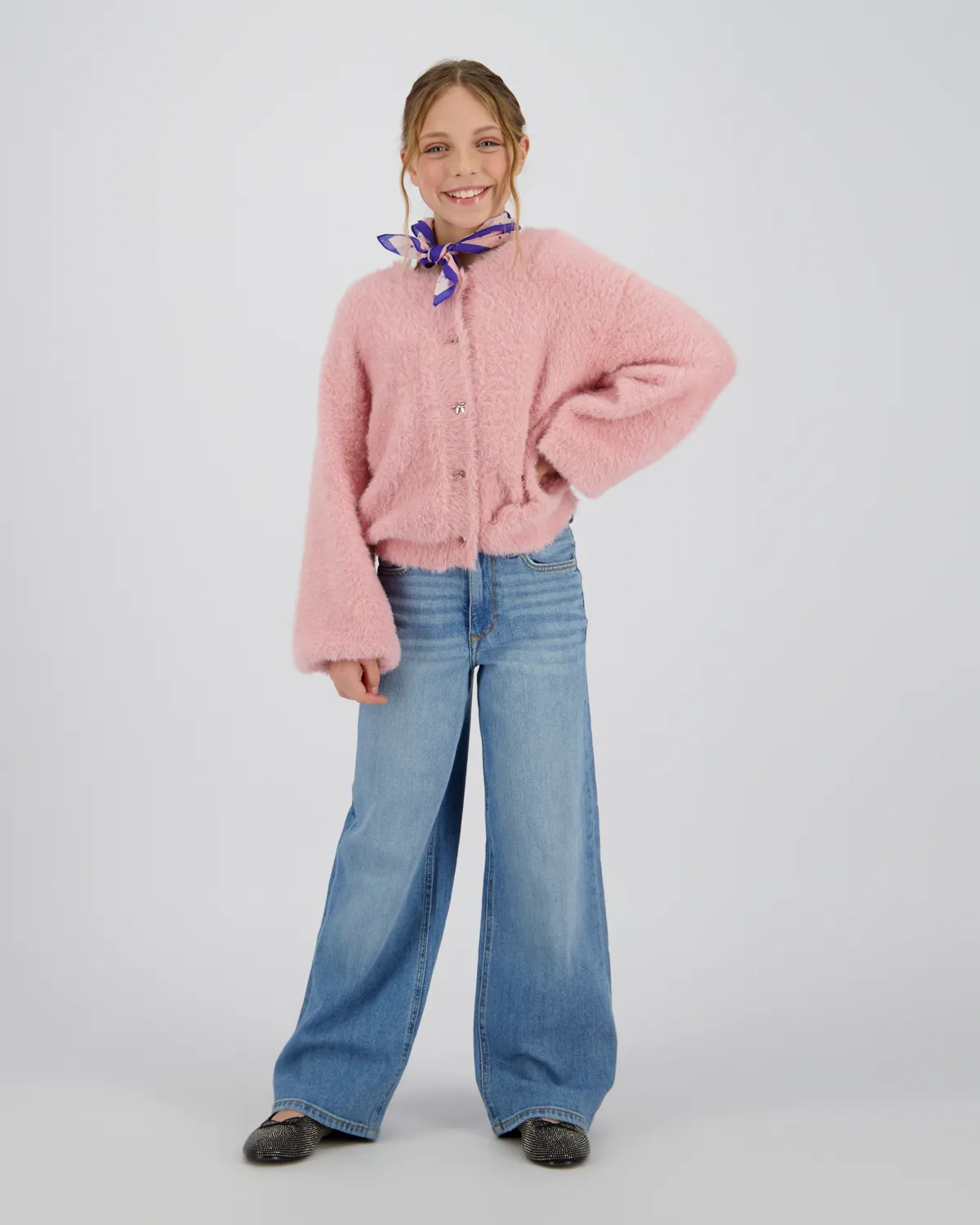 Mädchen Cardigan Monique | Rosa
