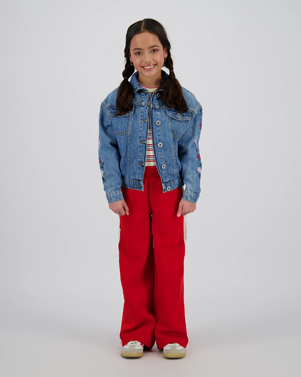 Mädchen Wide leg Hose Sonita | Rot