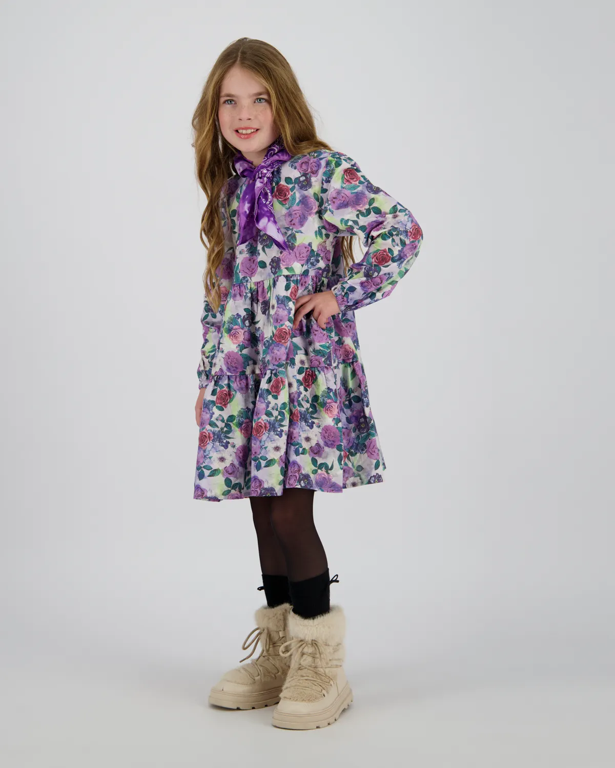 Mädchen Kleid Padelle | Lila