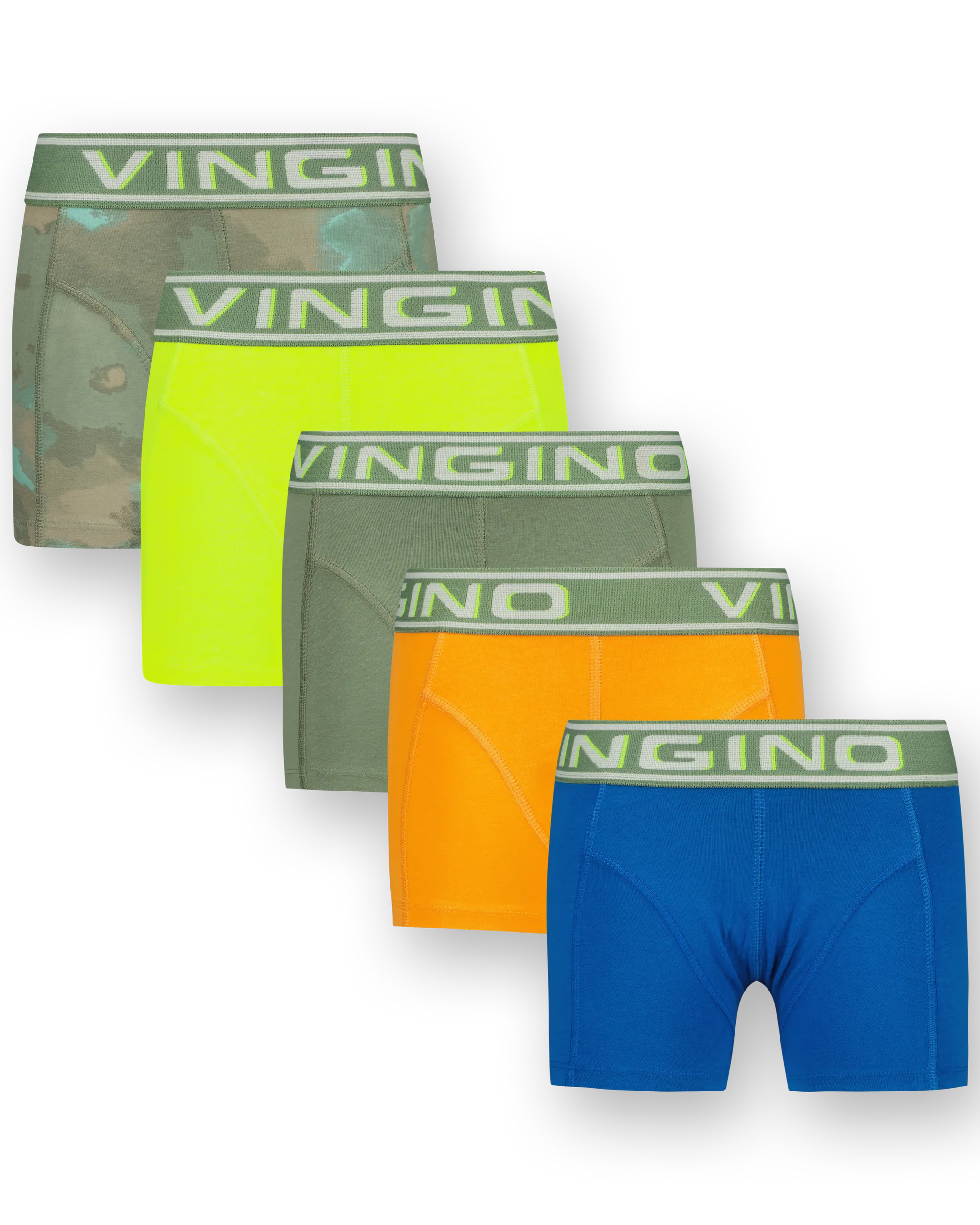Jungen Boxer B3 5-pack | Grün