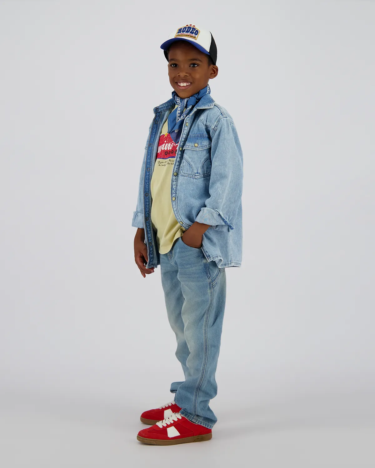 Jungen Bluse Lexas | Blau