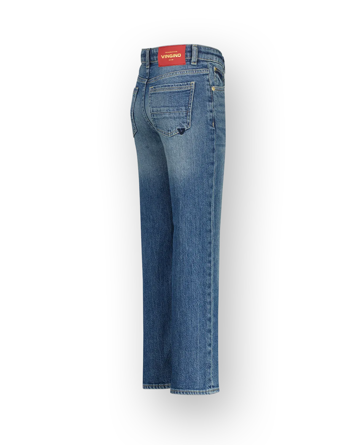 Mädchen Straight Jeans Clara | Blau
