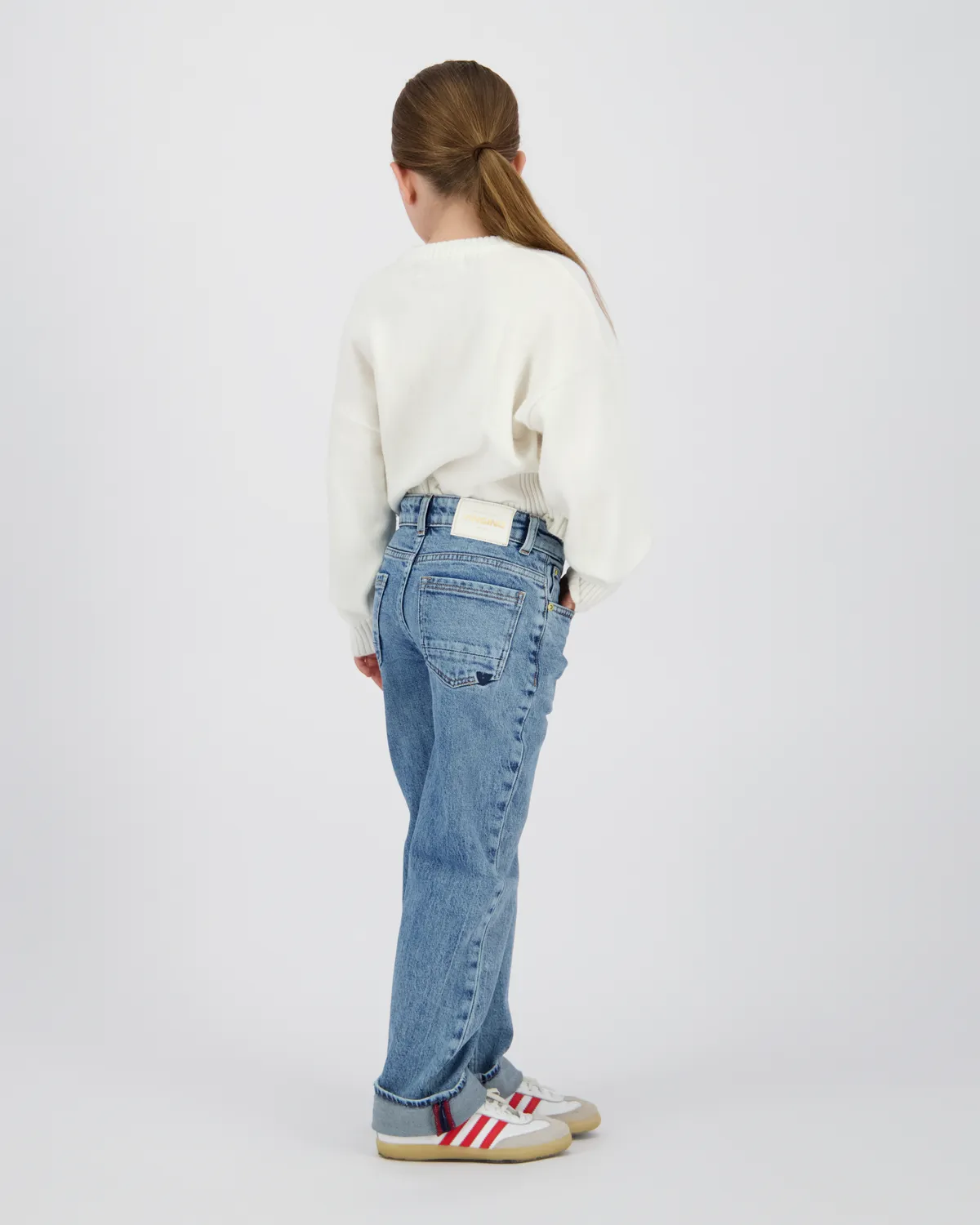 Mädchen Wide leg Jeans Cecile | Blau