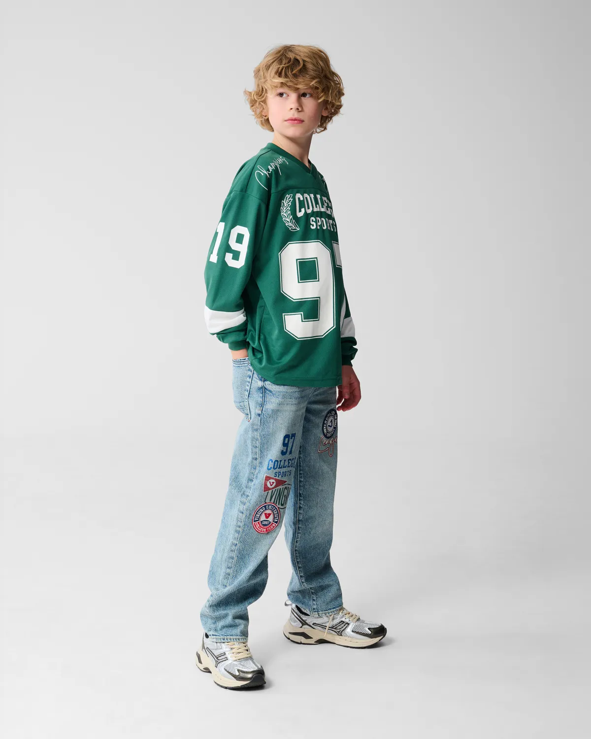 Jungen Long T-shirt Hofi | Grün