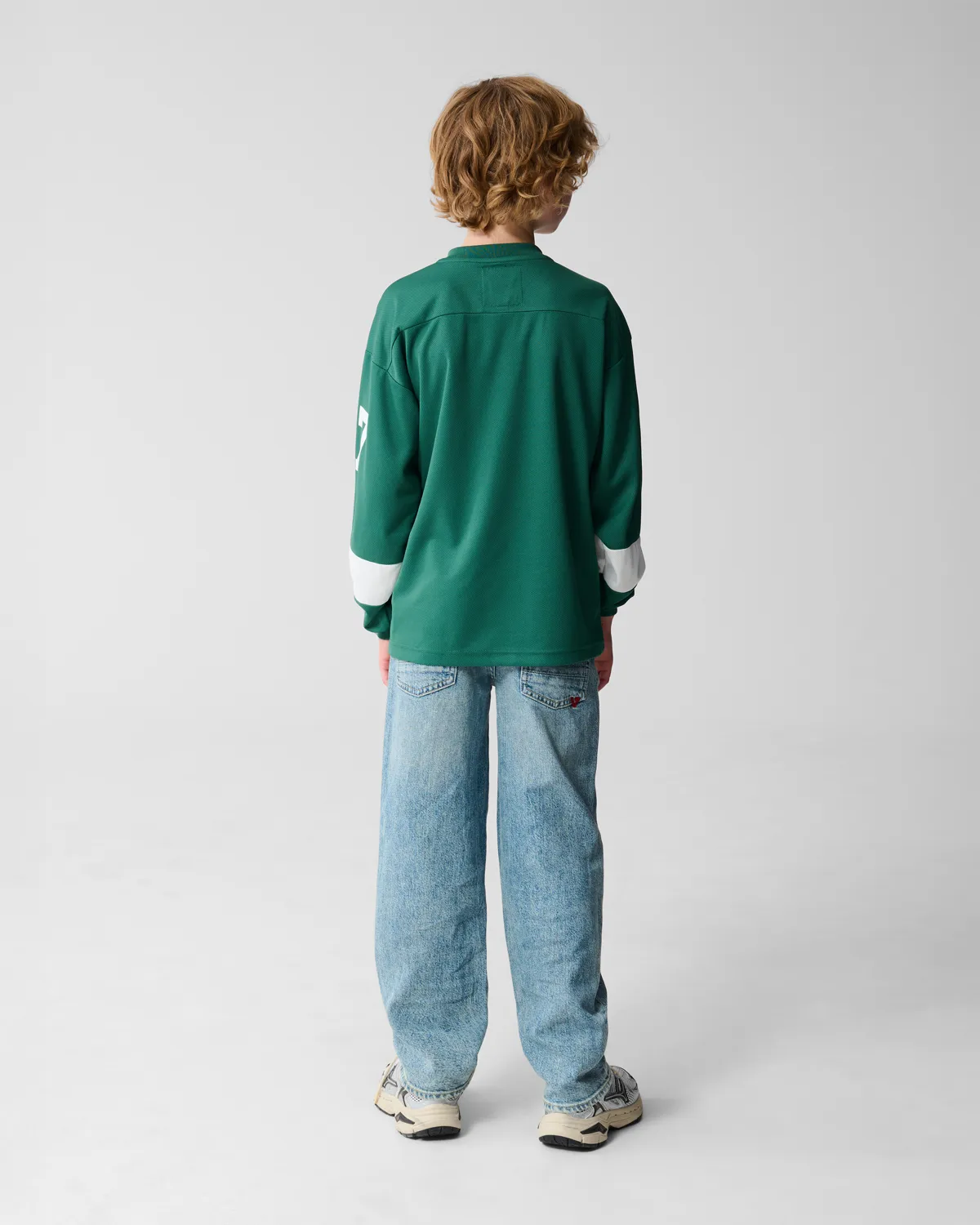 Jungen Baggy Jeans Karter badge | Blau