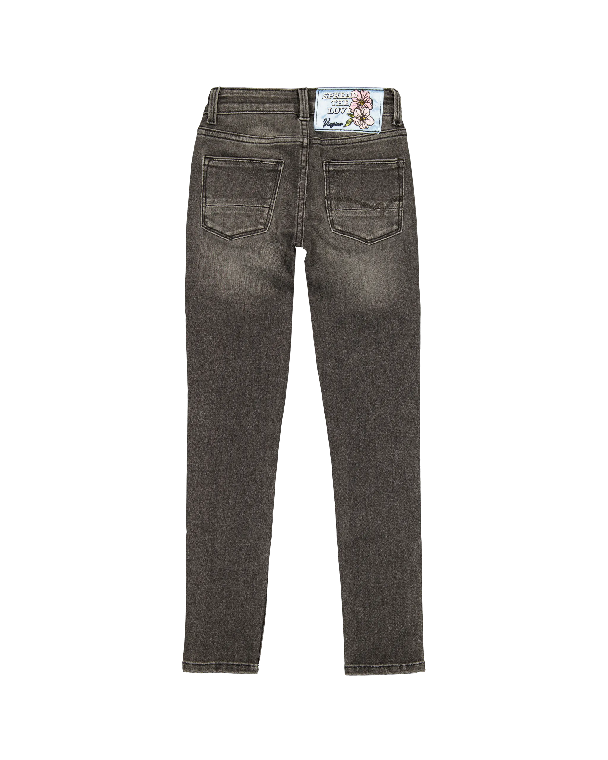 Mädchen Super Skinny Jeans Belize Yoke | Grau
