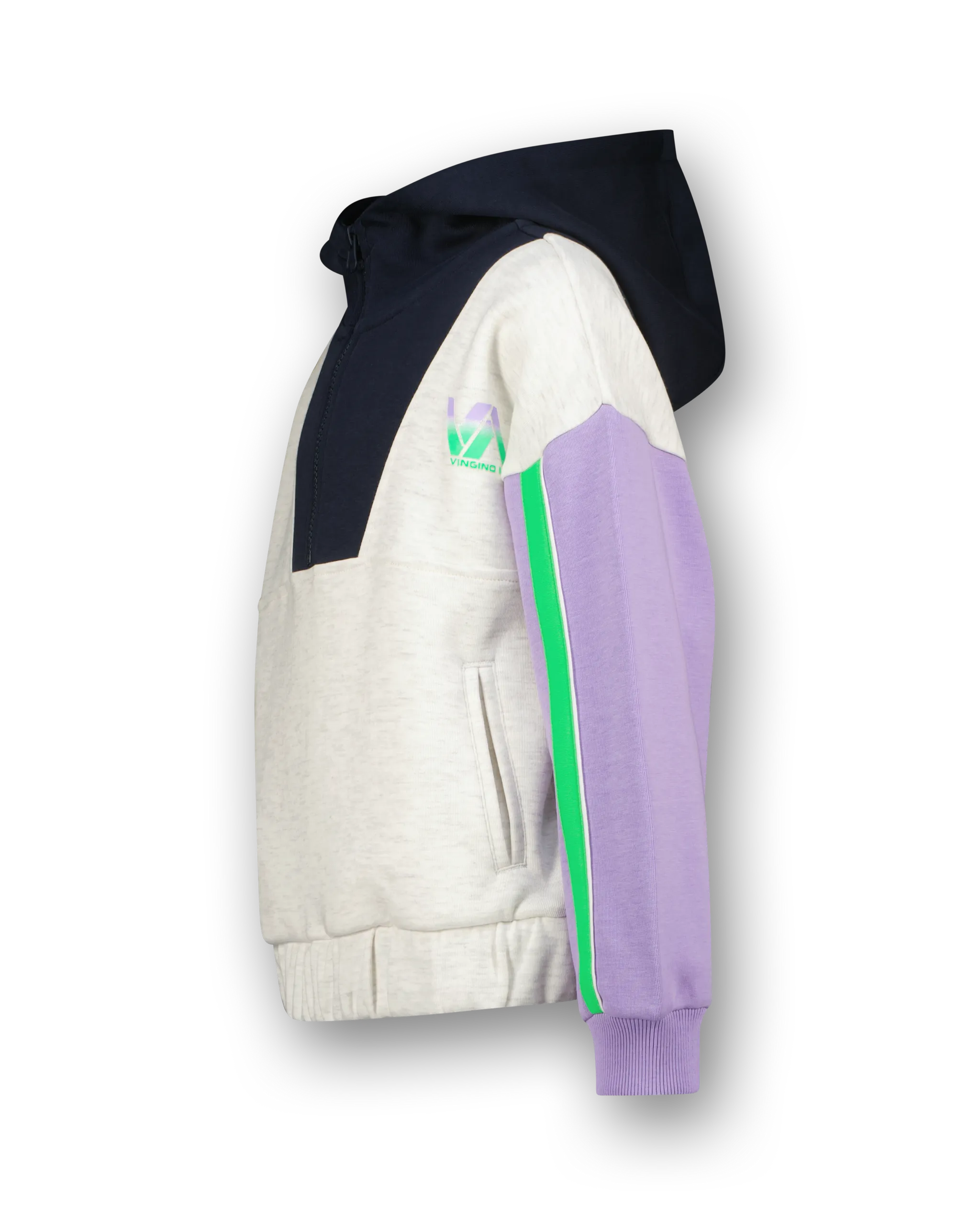 Mädchen Sweatshirt Nelke | Grau