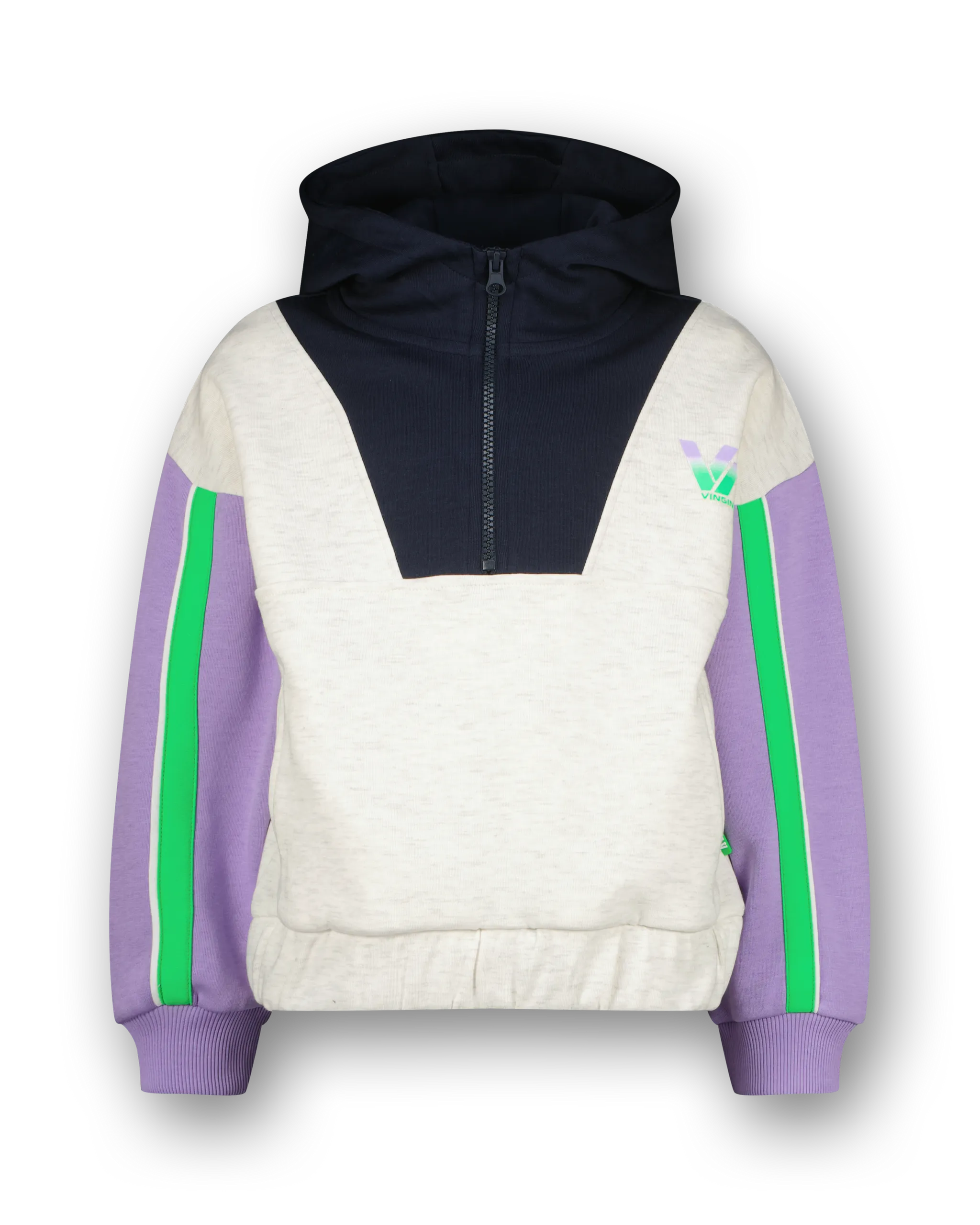 Mädchen Sweatshirt Nelke | Grau