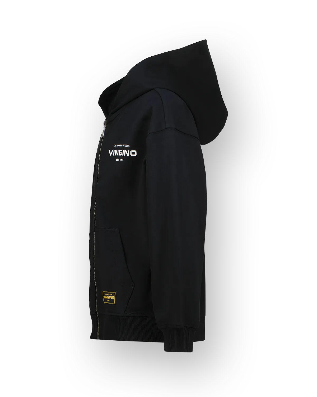Jungen Vest Basic-Vest | Schwarz