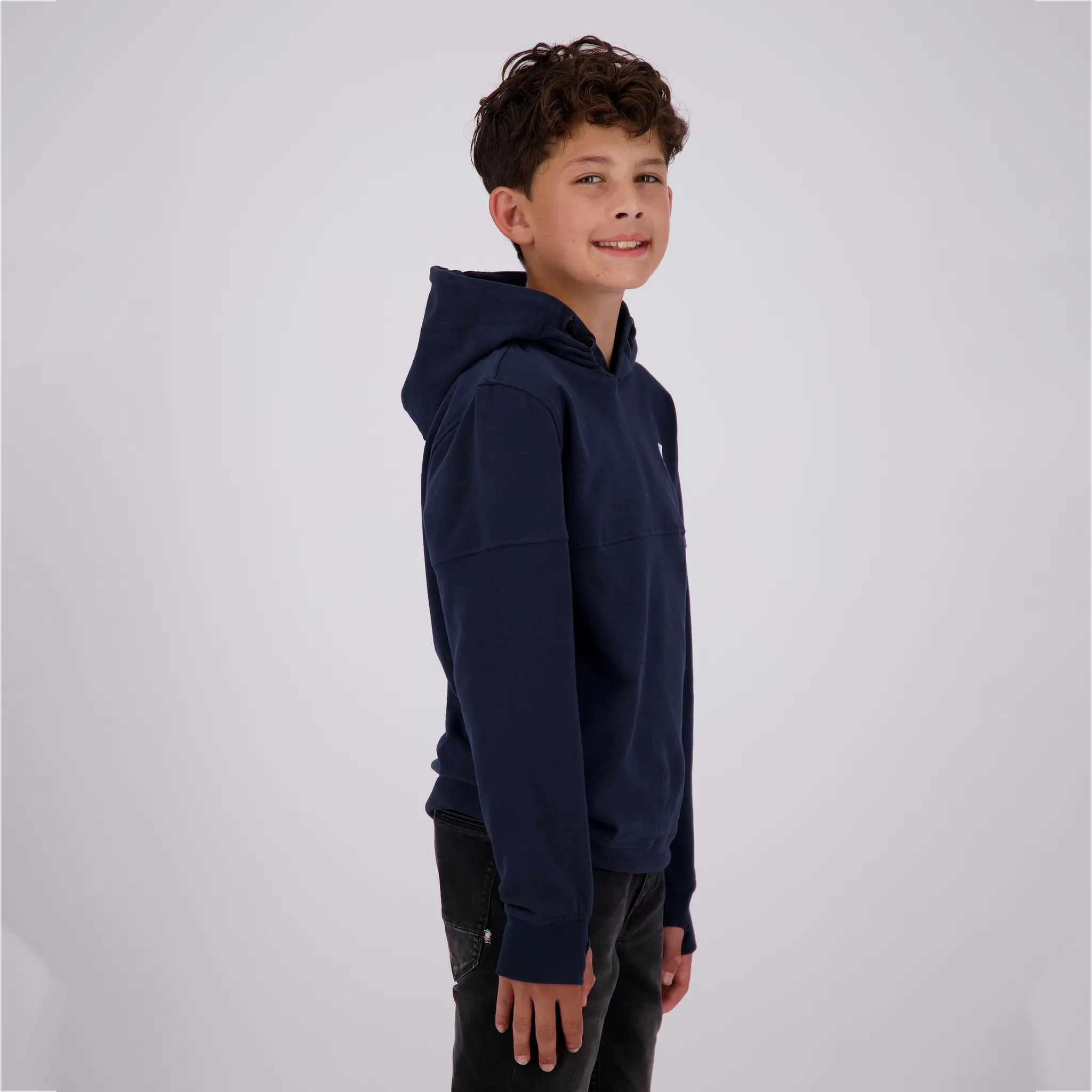 Jungen Basic logo kapuzenpullover | Blau
