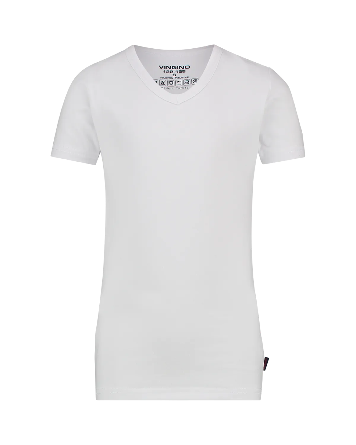Jungen Top Short Sleeve V Neck Ts Boys | Schwarz