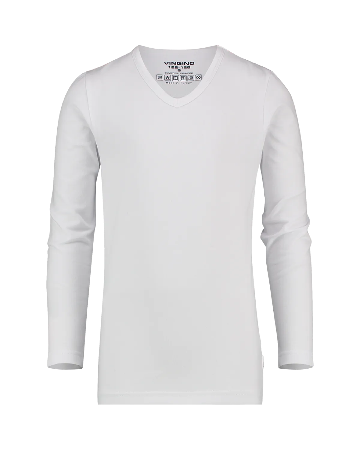 Jungen Top Long Sleeves V Neck Ts Boys | Schwarz