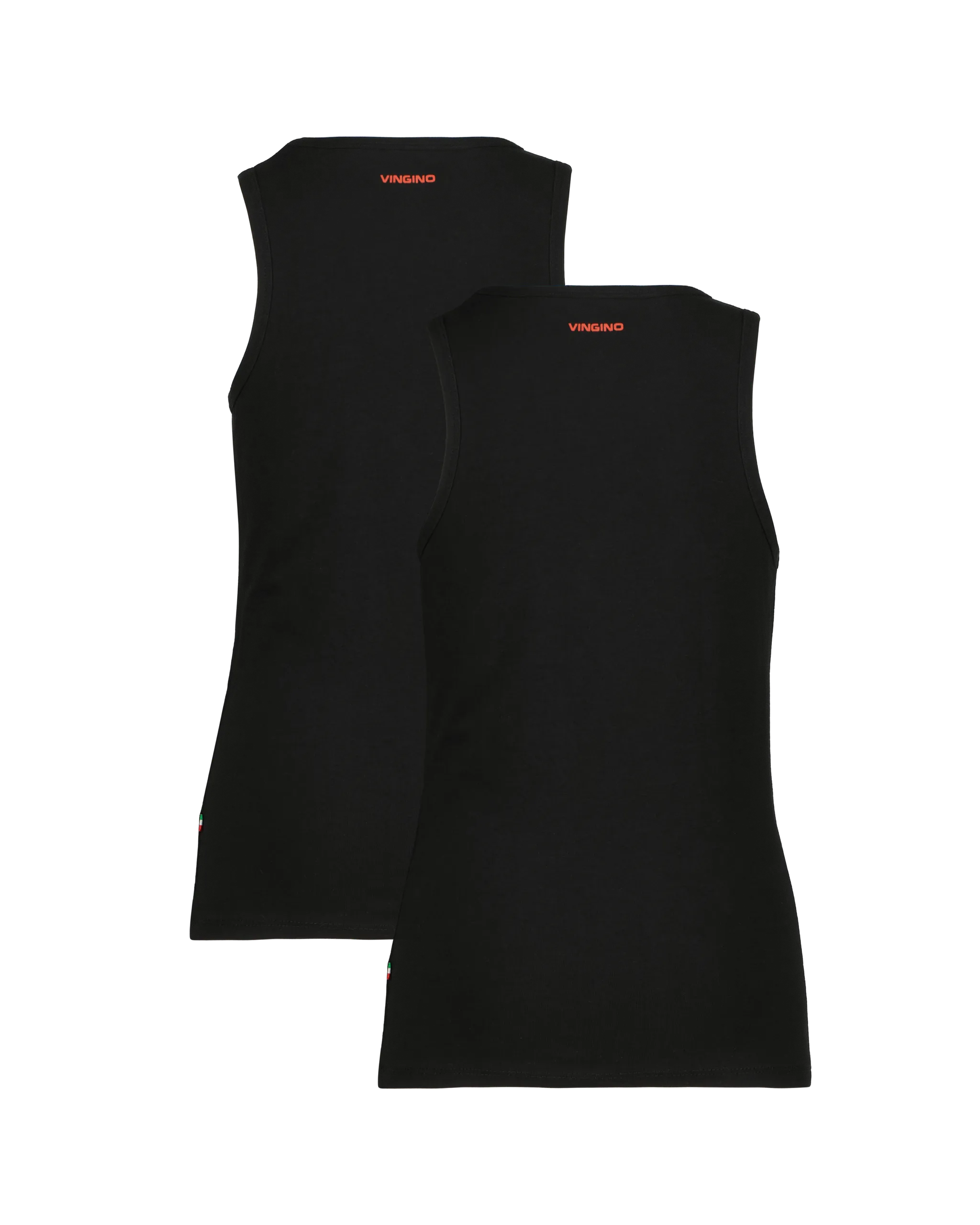 Jungen Boys tank 2 pack | Schwarz