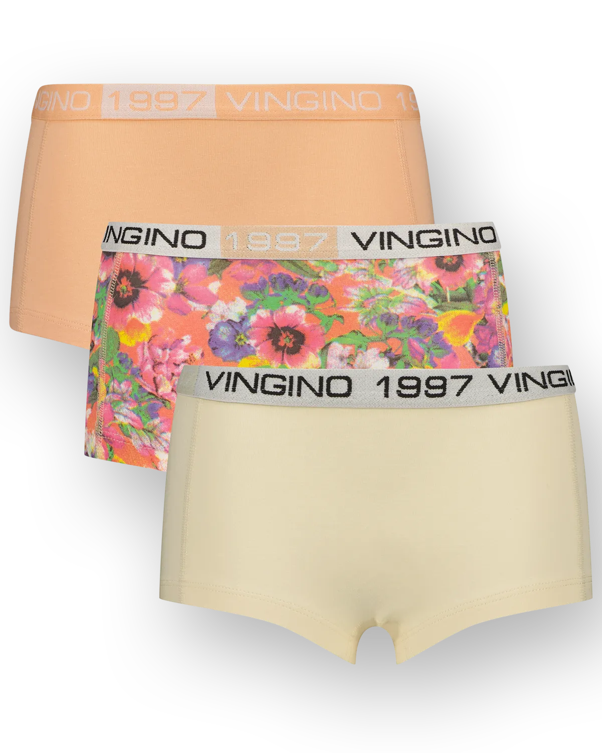 Mädchen Hipster G-SO25-6 flower 3 pack | Rosa