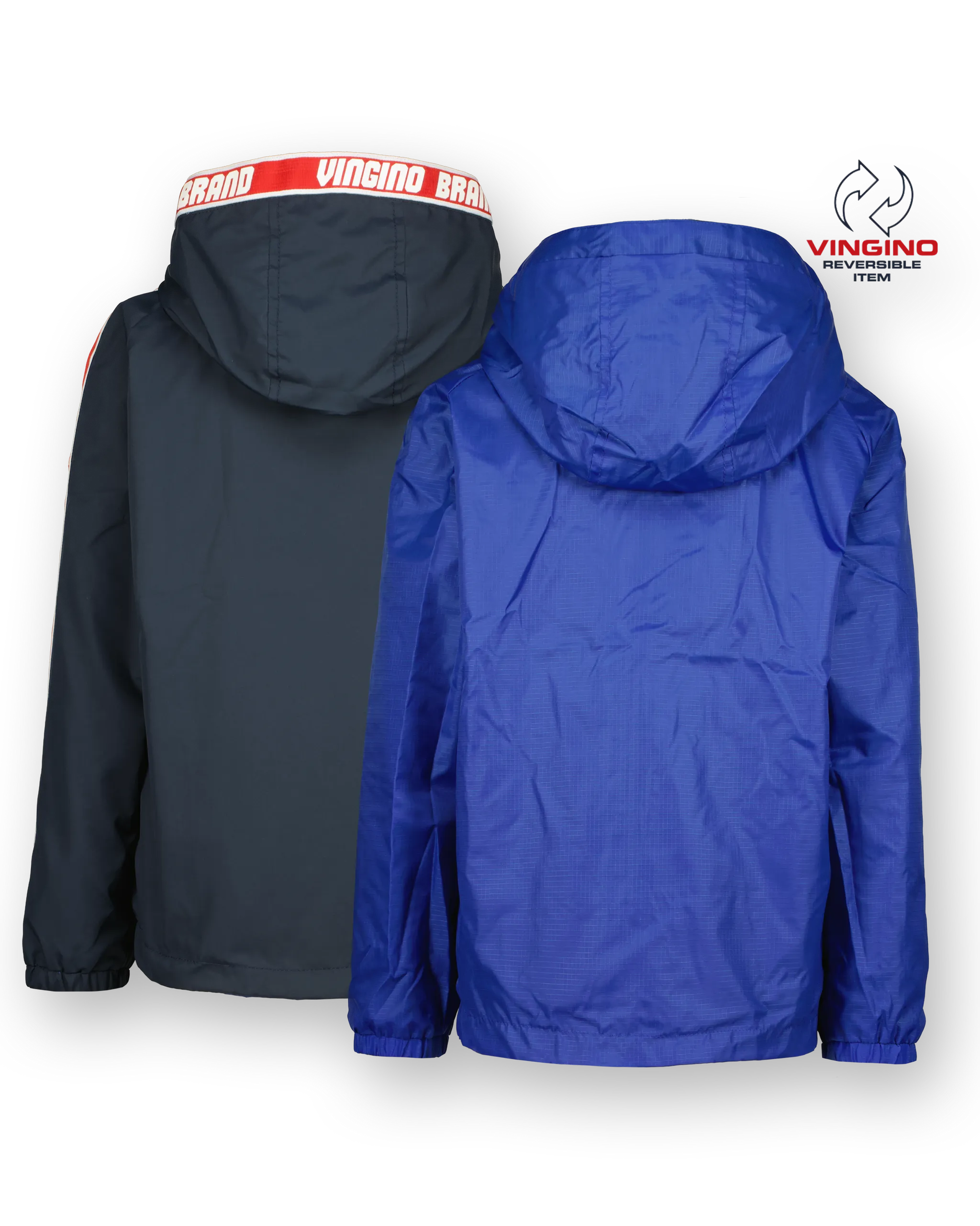 Jungen Reversible Jacke Tape | Blau
