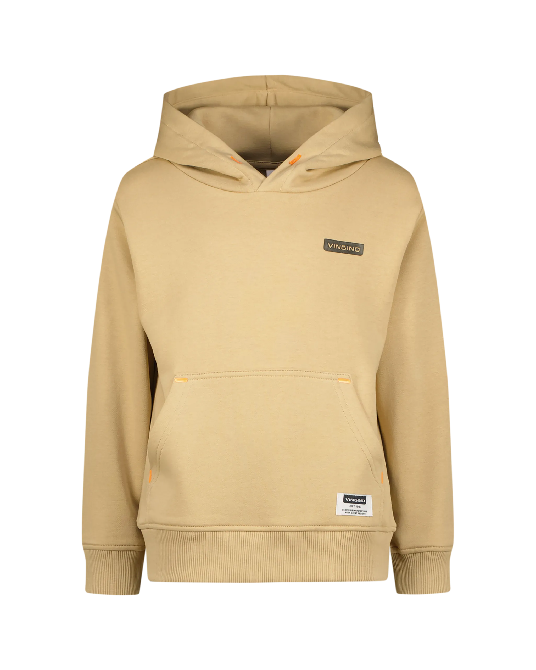 Jungen Sweatshirt Basic-Hoody | Sand