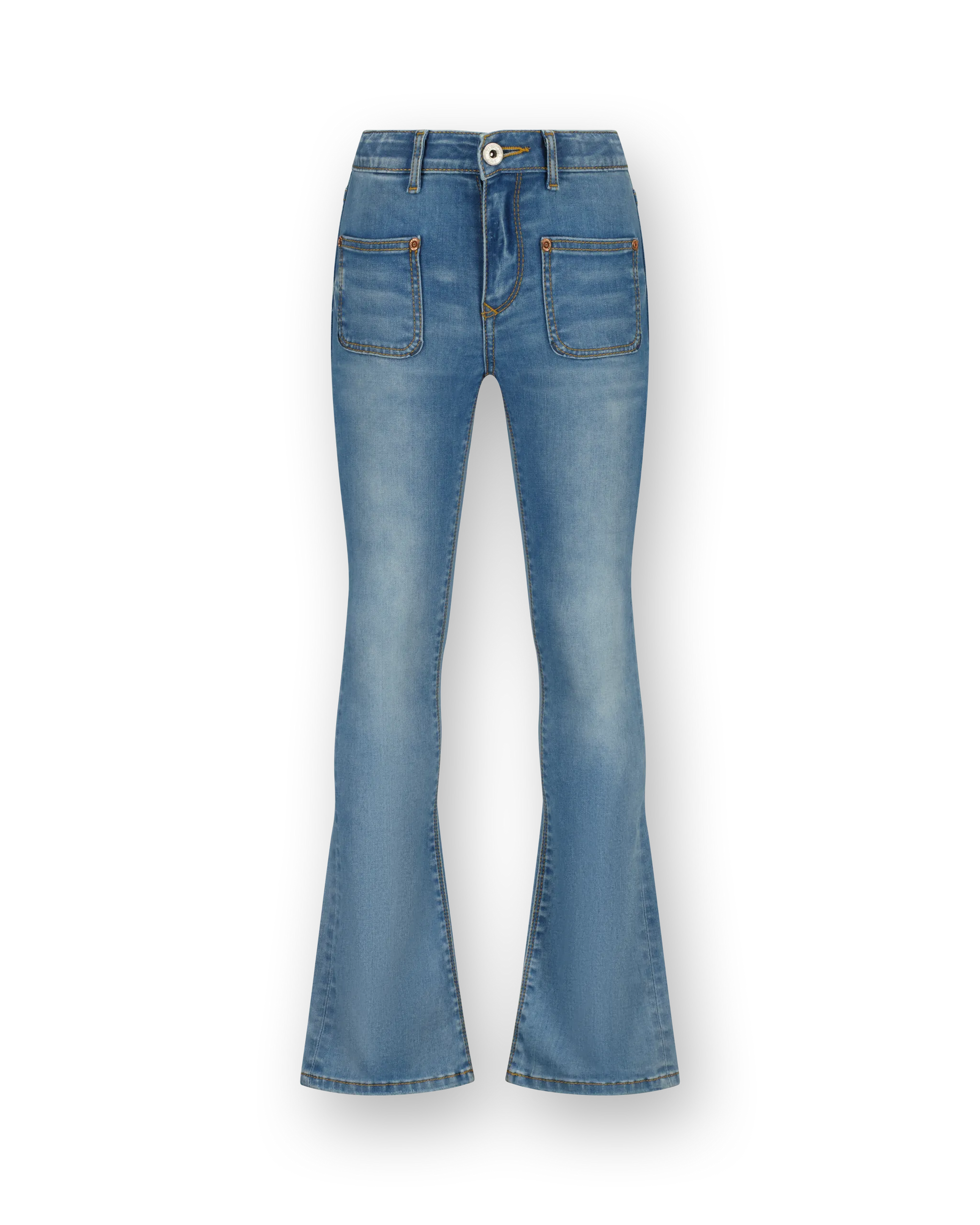 Flare Jeans Britte Patched On Pockets