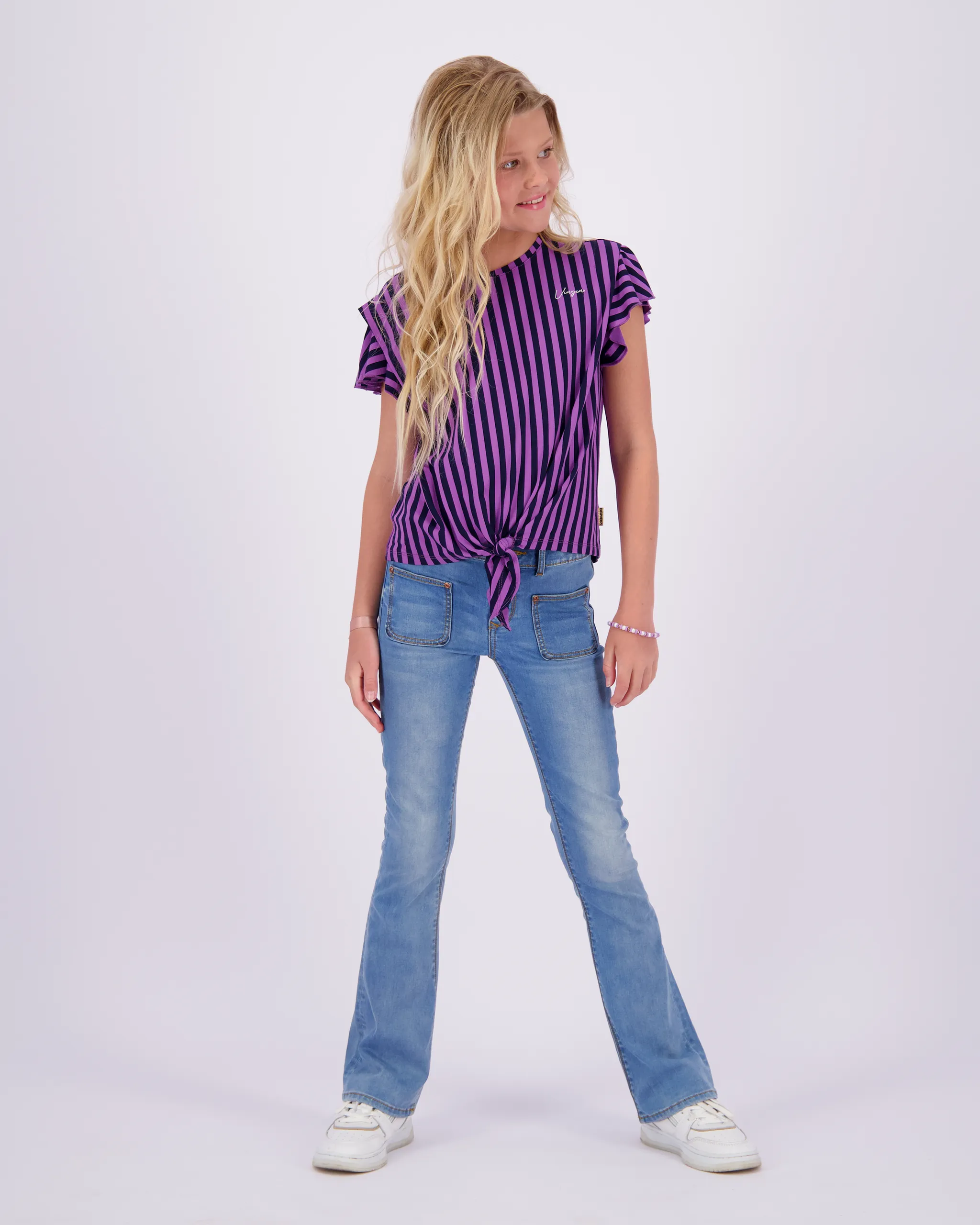 Mädchen T-shirt Henrieka | Lila