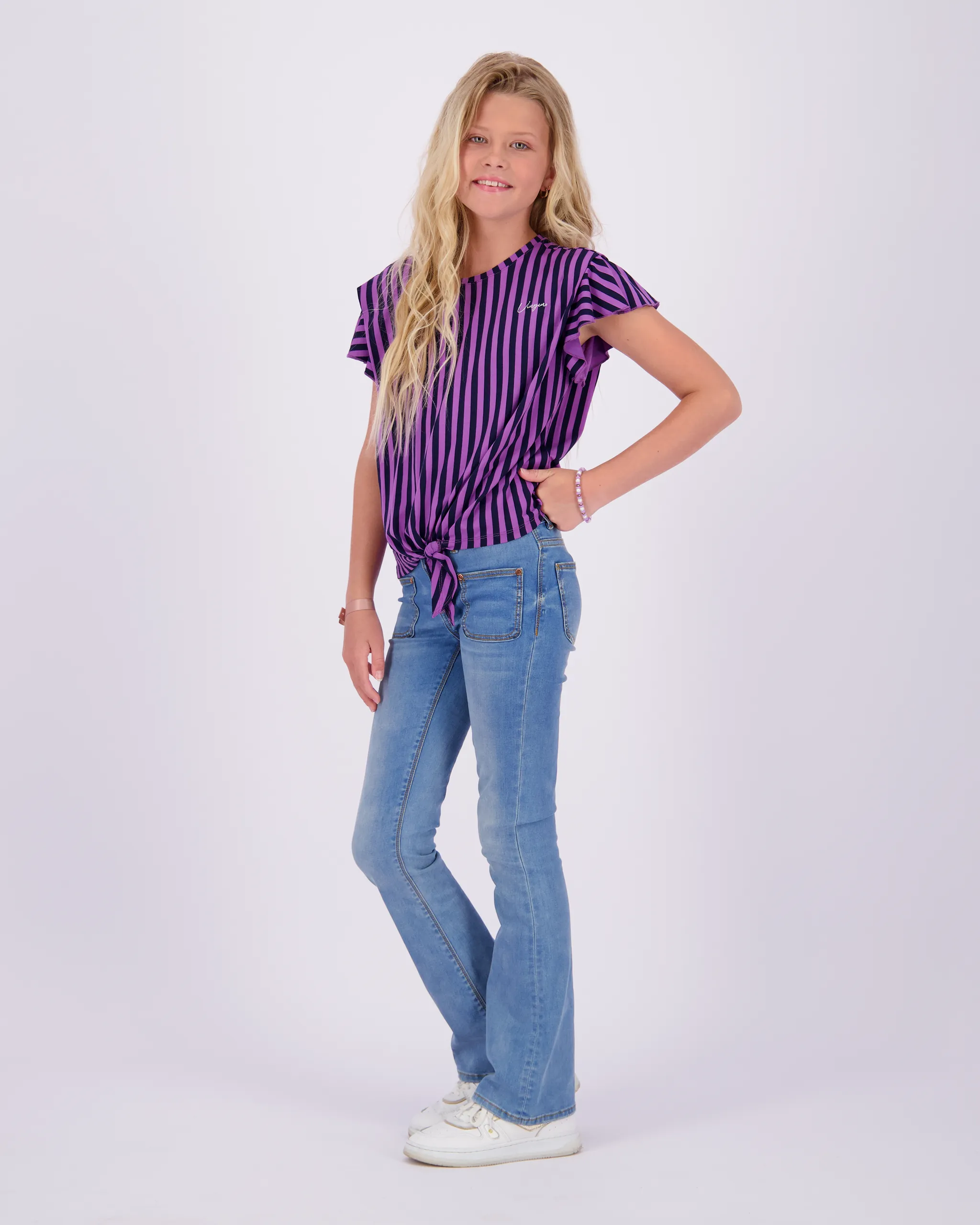 Mädchen T-shirt Henrieka | Lila