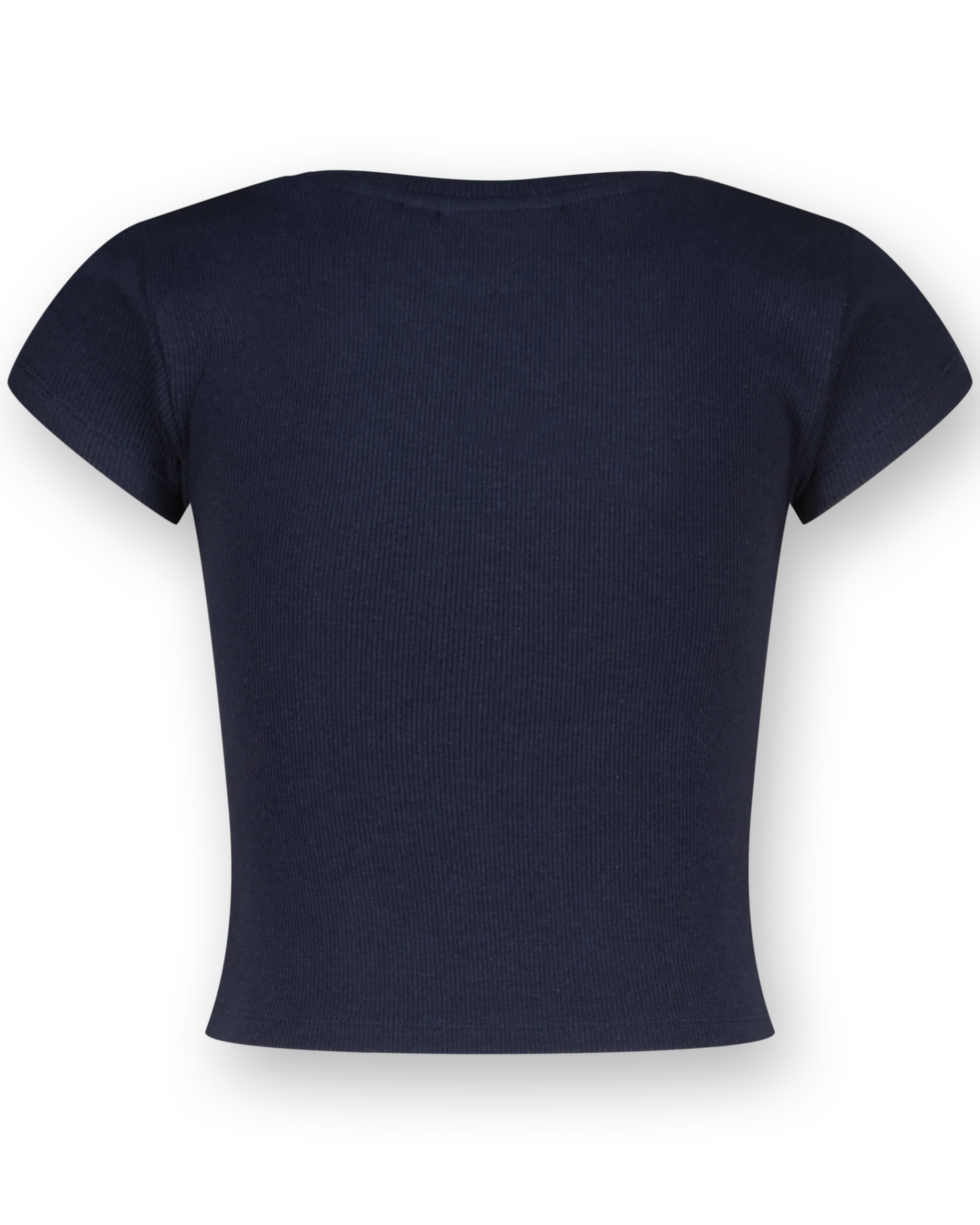 Top G-Basic-Crop Rib Tee