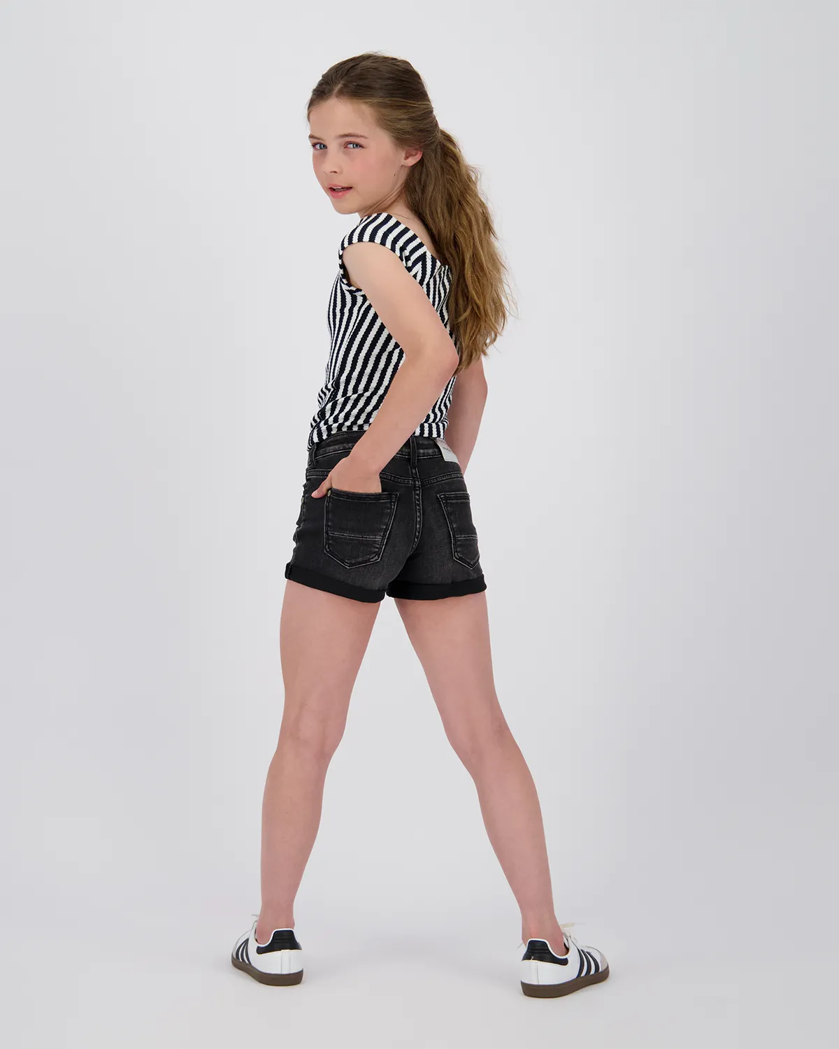 Mädchen Top Hariana | Schwarz