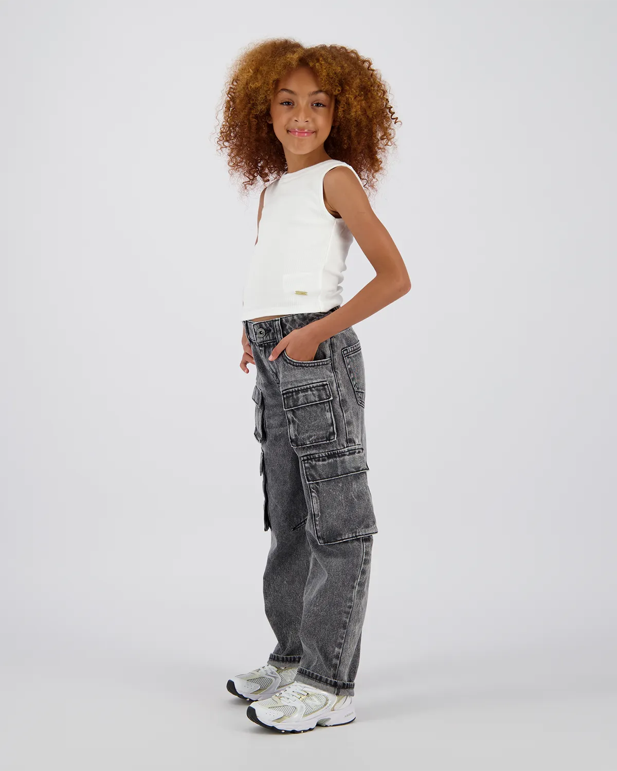 Top Basic-Crop Rib Top