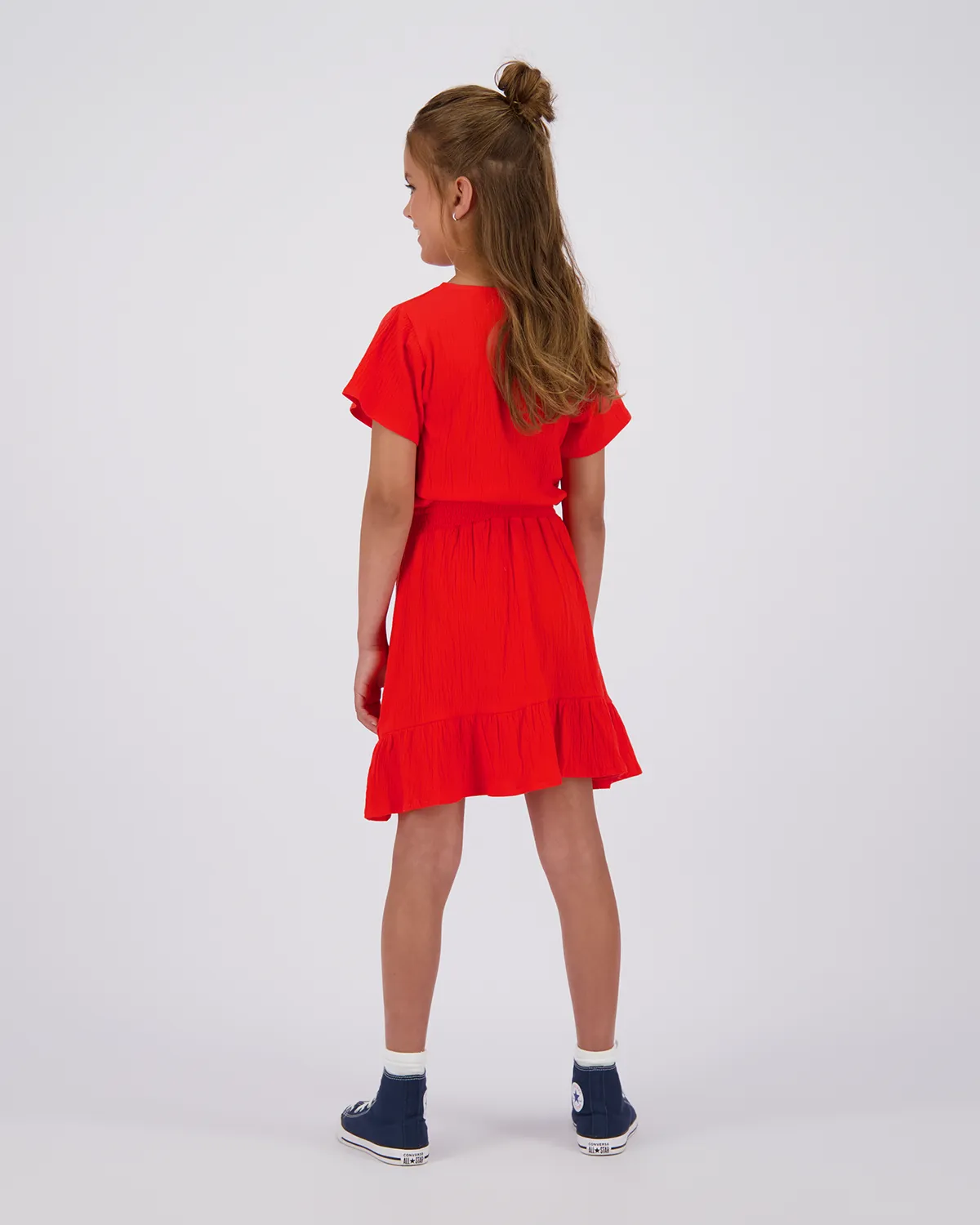 Mädchen Kleid Pommelien | Rot