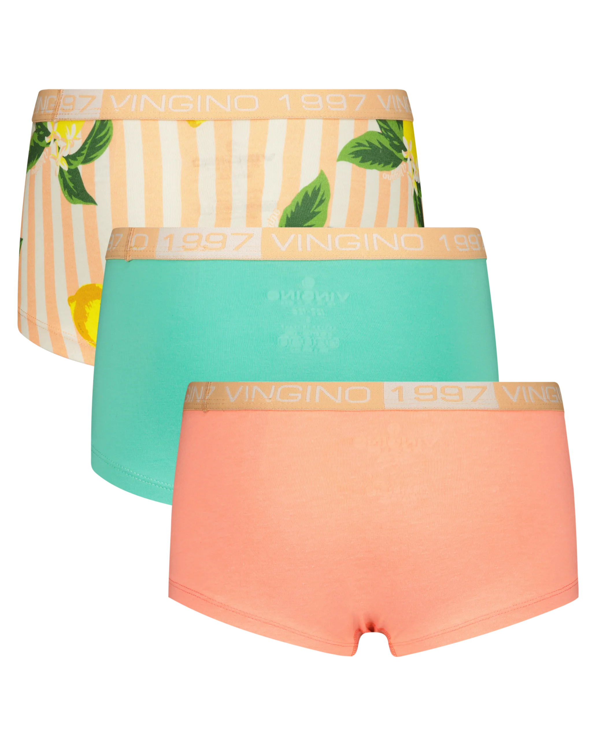 Mädchen Hipster G-241-14 Lemons 3 Pack | Rosa