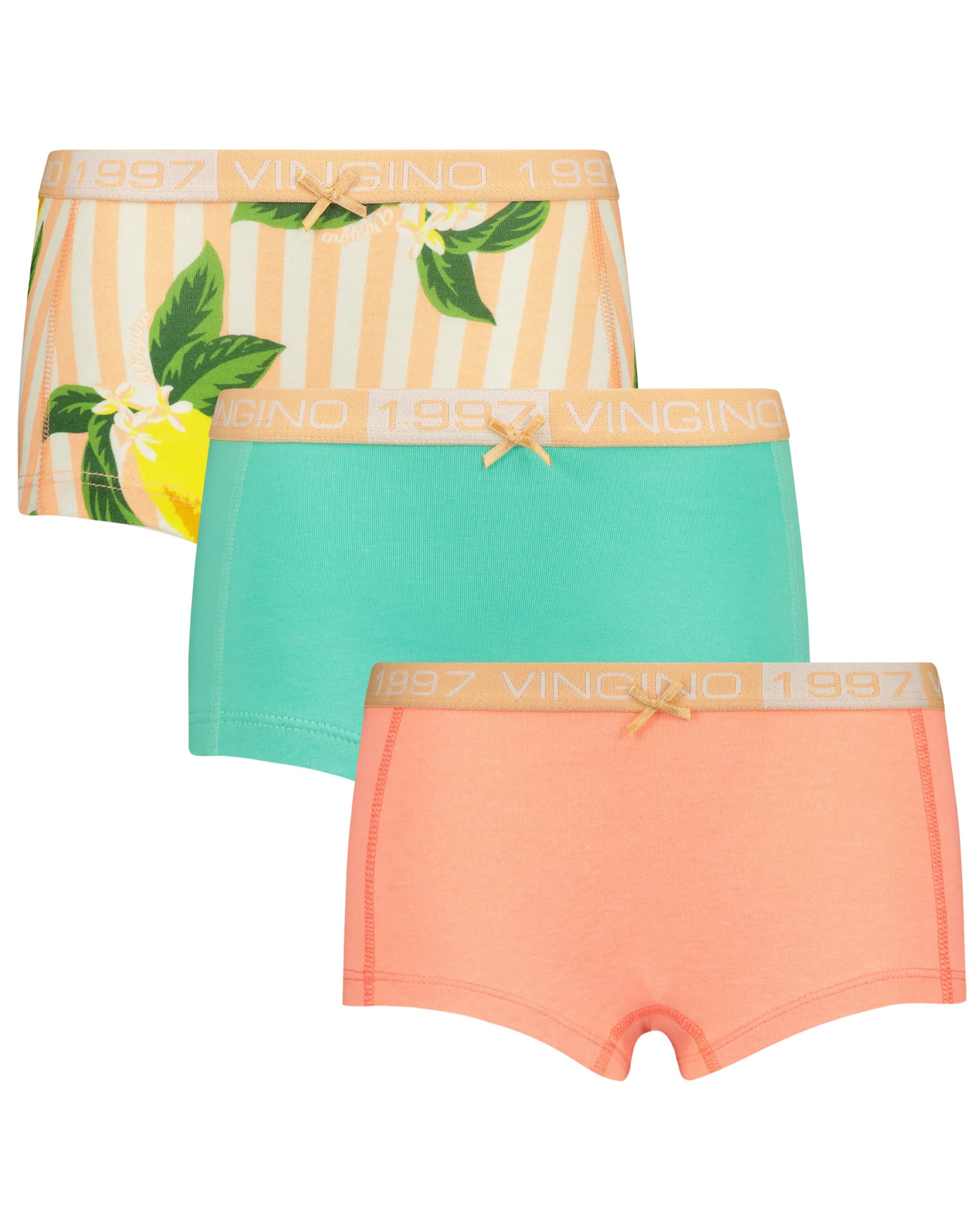 Mädchen Hipster G-241-14 Lemons 3 Pack | Rosa