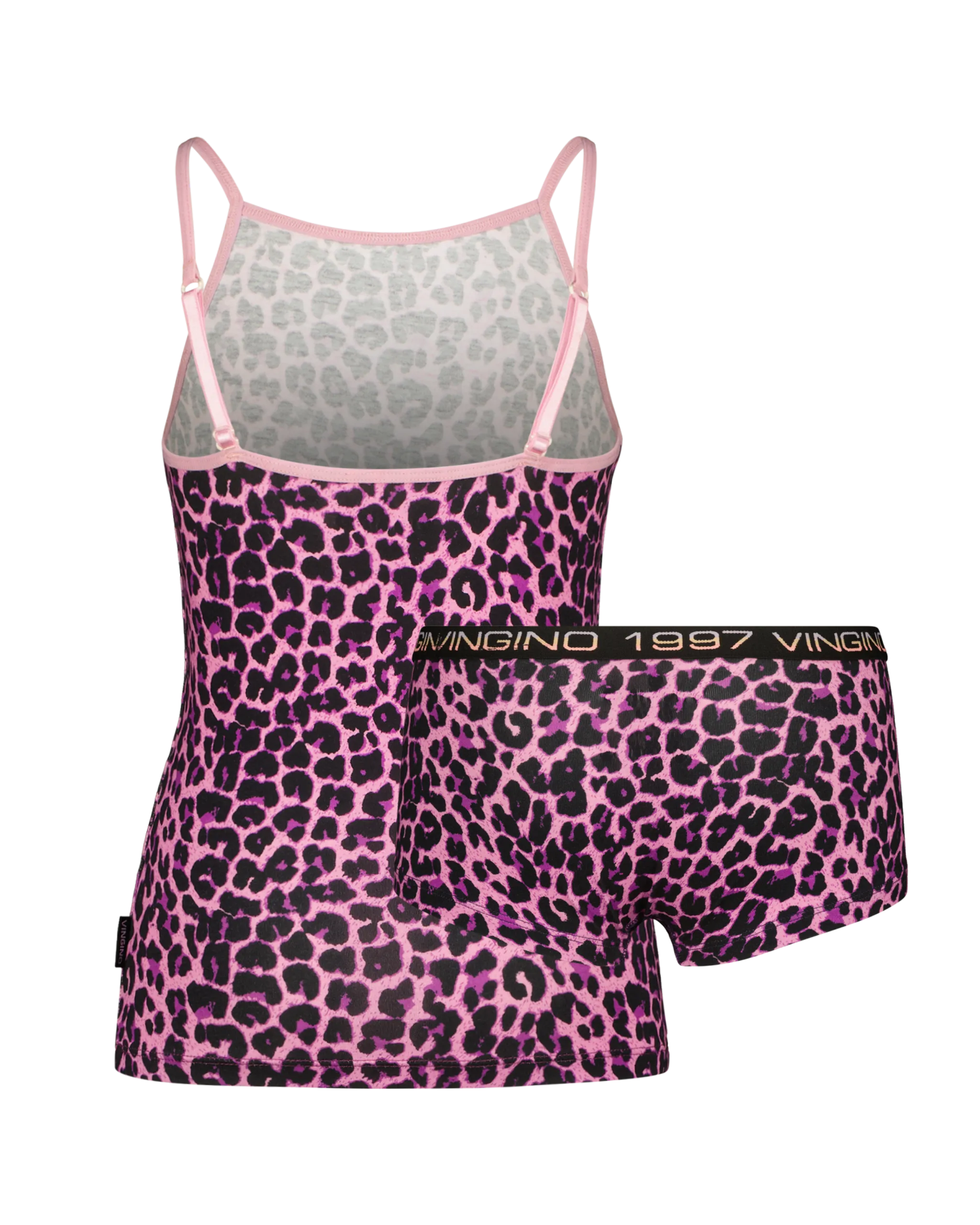 Hipster G-241-8-Animal Singlet Set