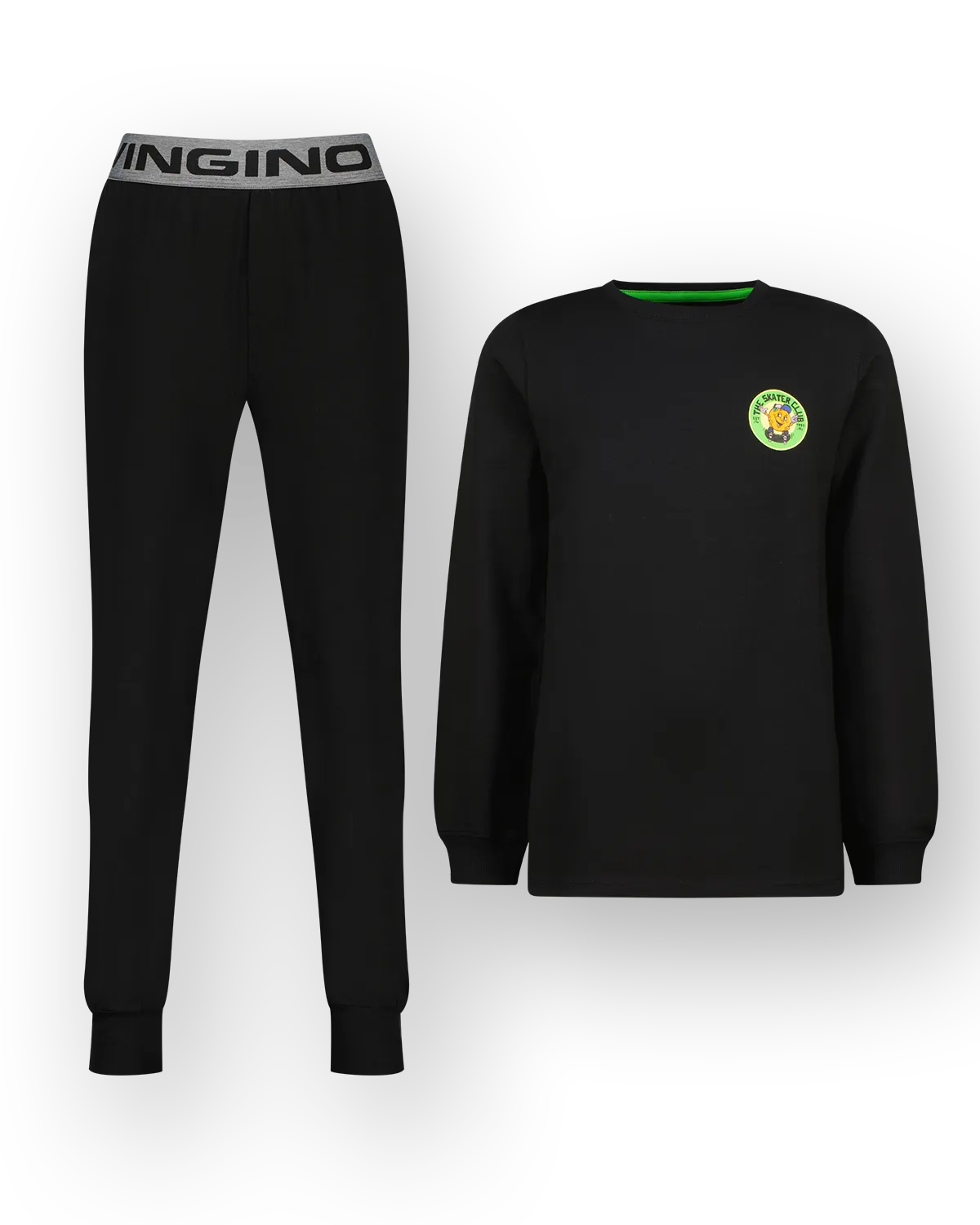 Jungen Pyjama Wodan | Schwarz