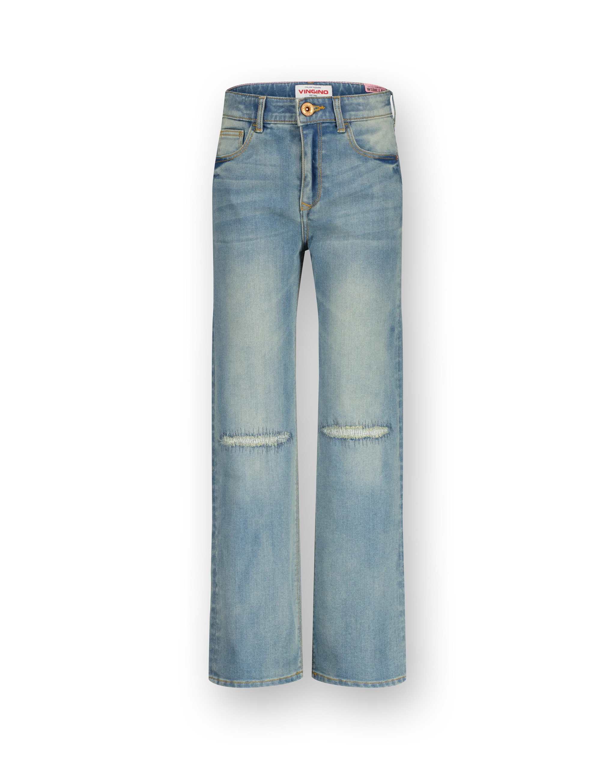 Mädchen Wide Leg Jeans Coco | Blau
