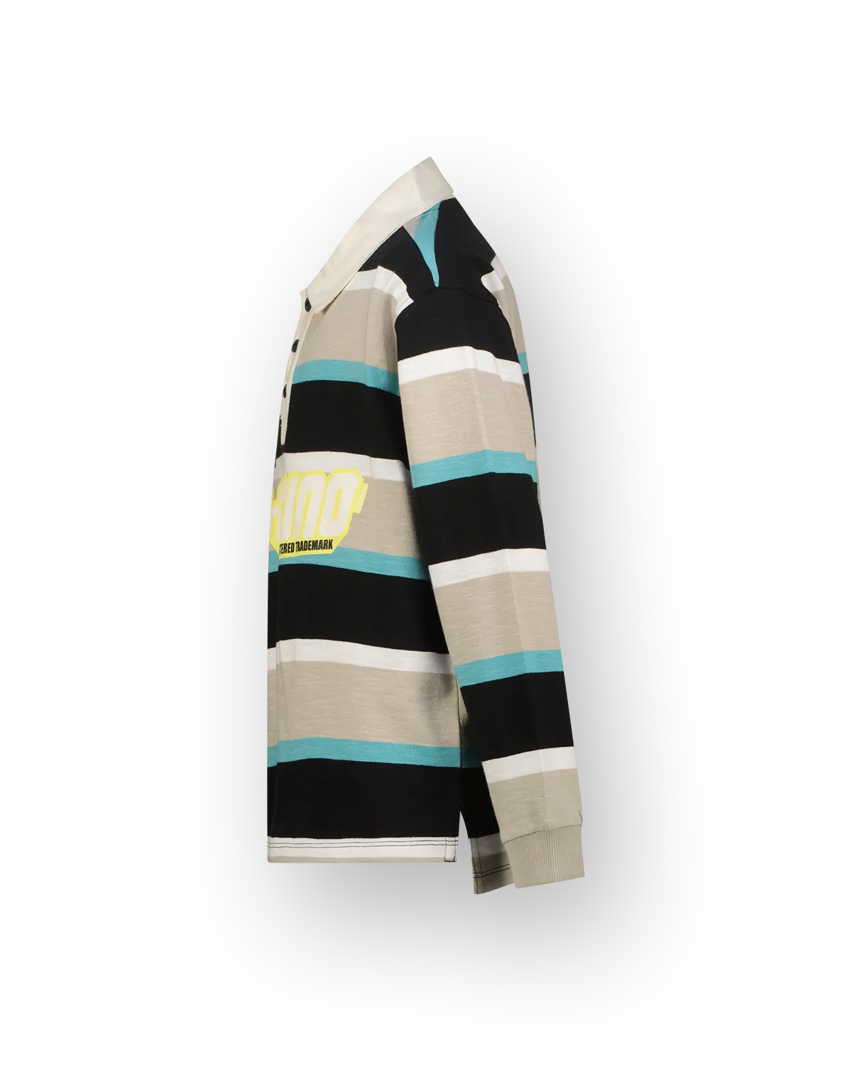 Jungen Longsleeve Polo Nayo | Schwarz