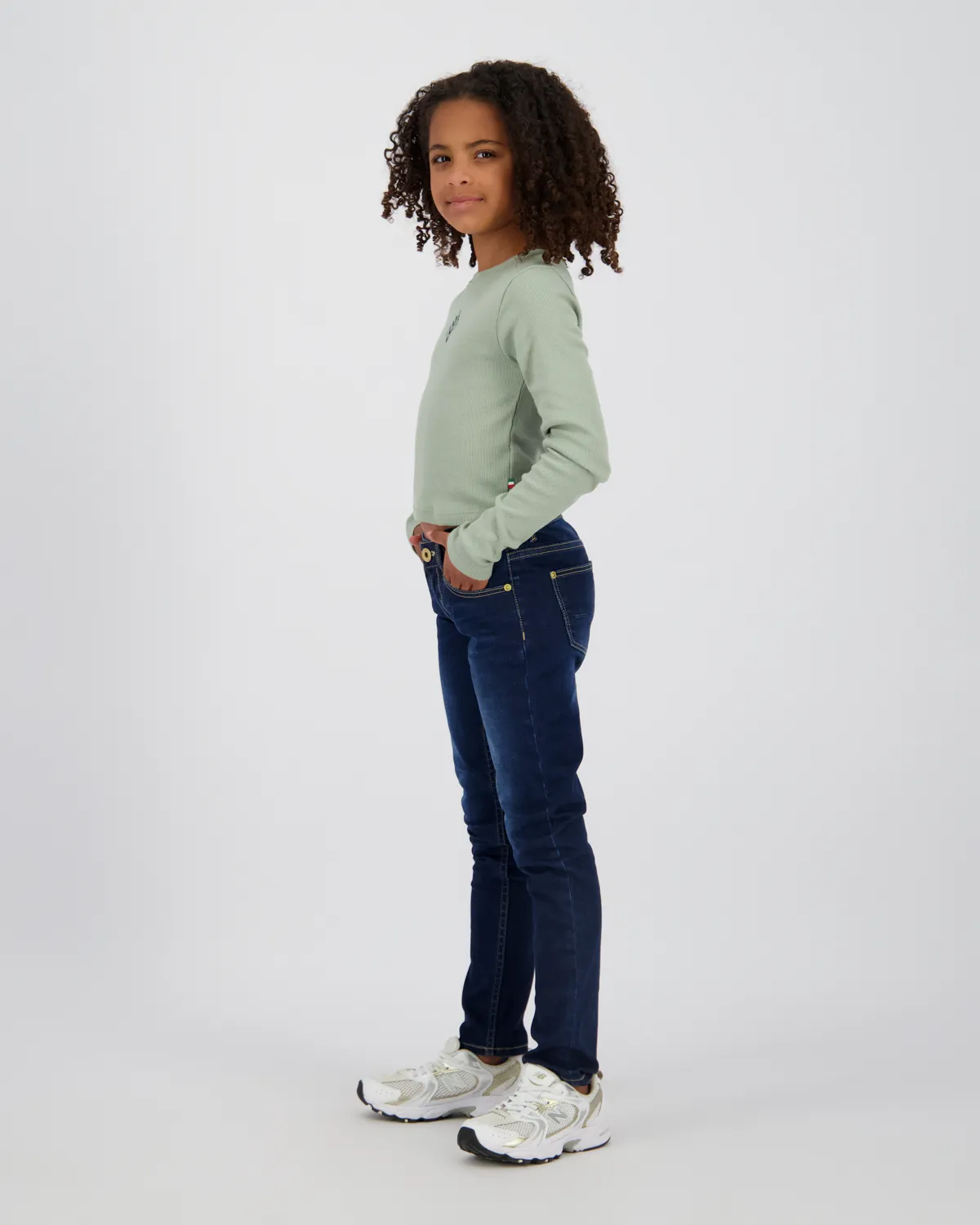 Mädchen Skinny Jeans Alice | Blau