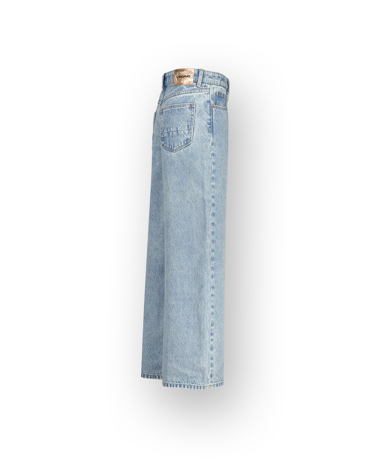 Mädchen Extra wide leg Jeans Cherry | Blau