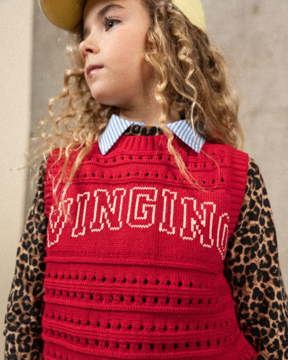 Mädchen Pullover Minny | Rot